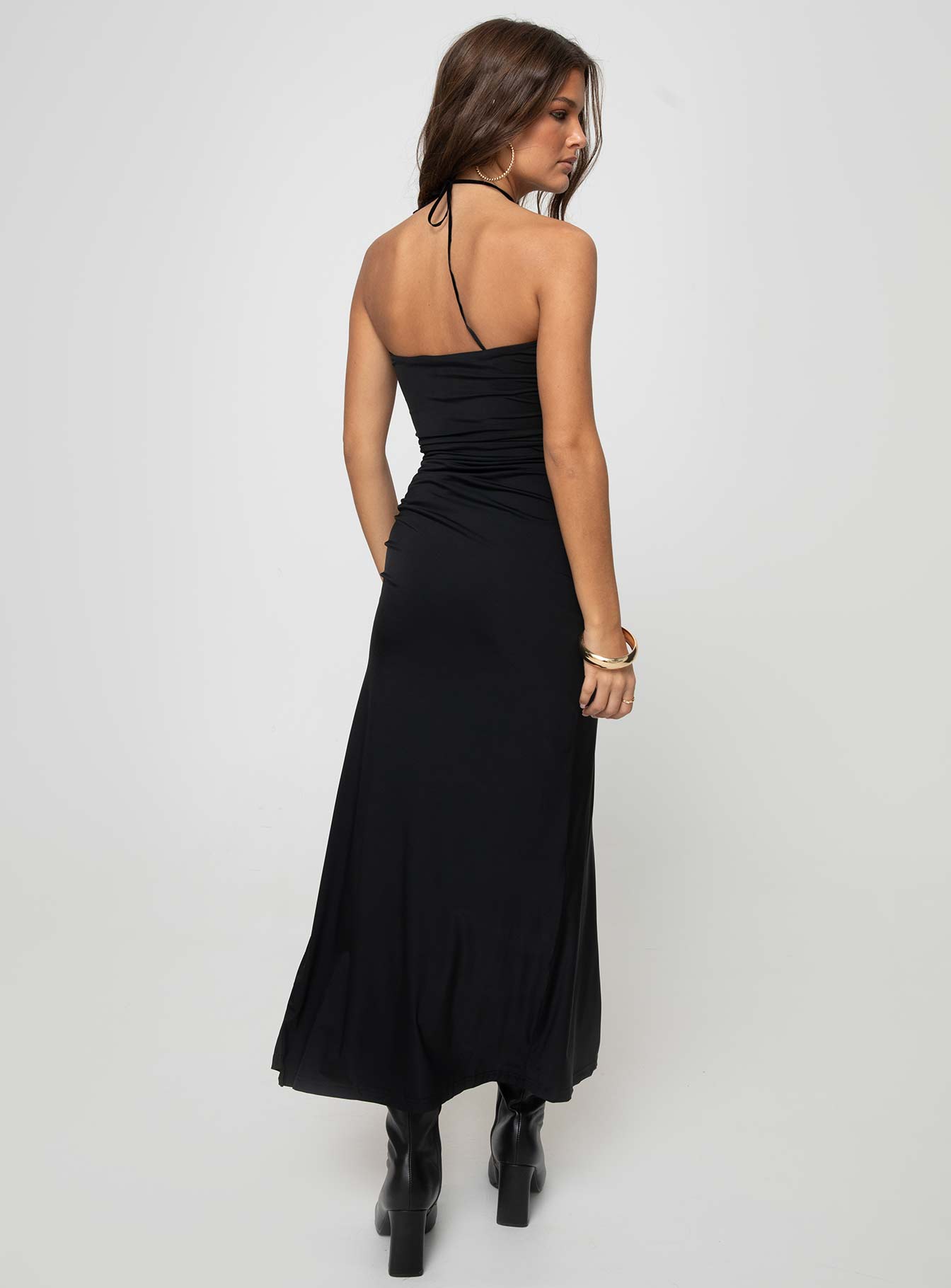 Samirah Maxi Dress Black - Image 5