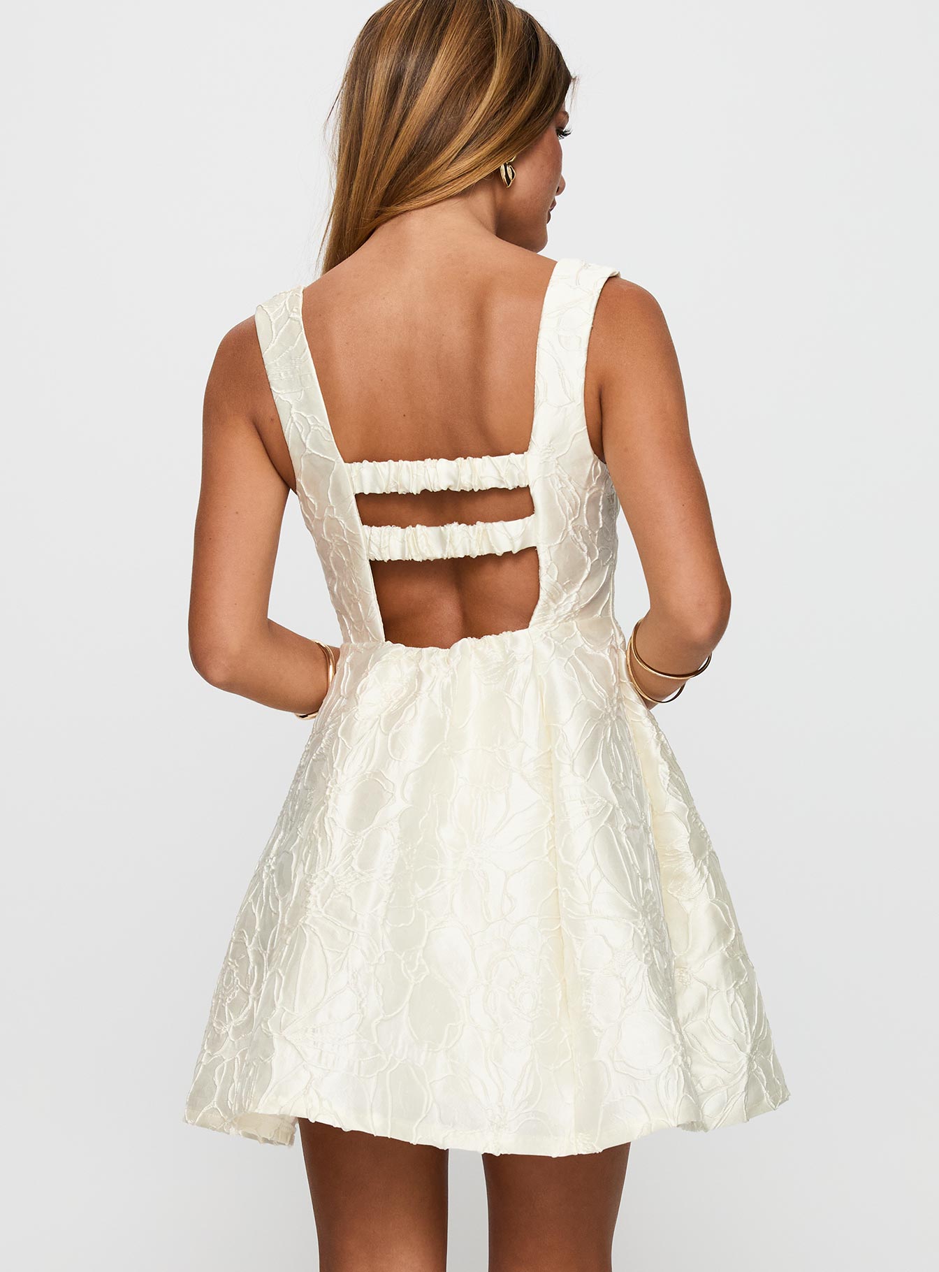 Eloquent Mini Dress Ivory - Image 5