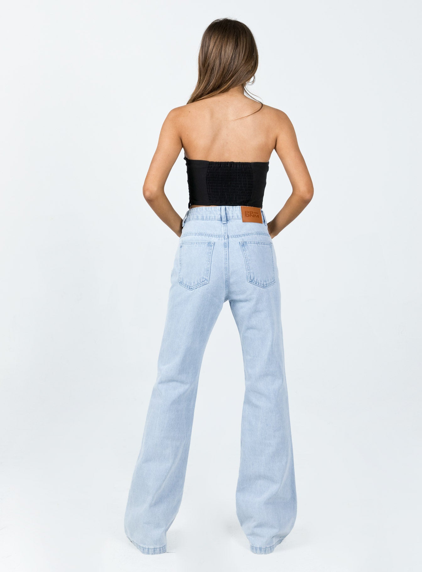 Cabarita Lounge Denim Jeans Light Wash - Image 4