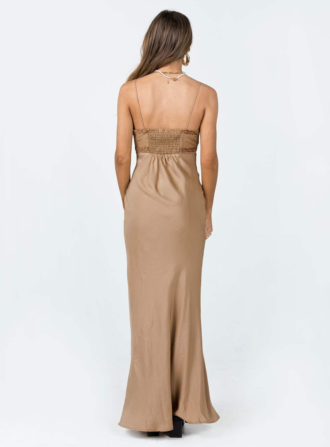 Emily Maxi Dress Brown - Image 5