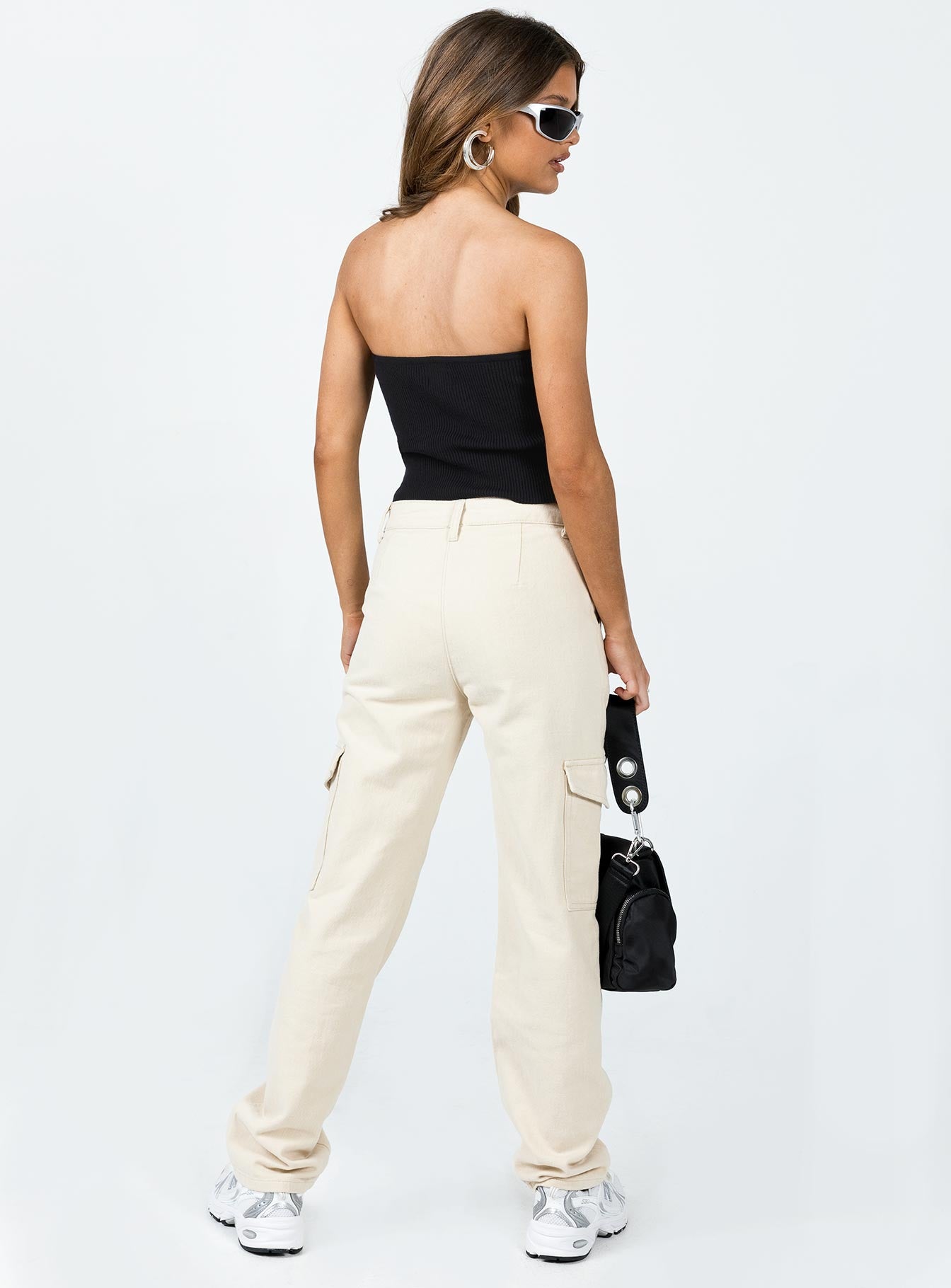 Courtside Cargo Pants Beige - Image 4