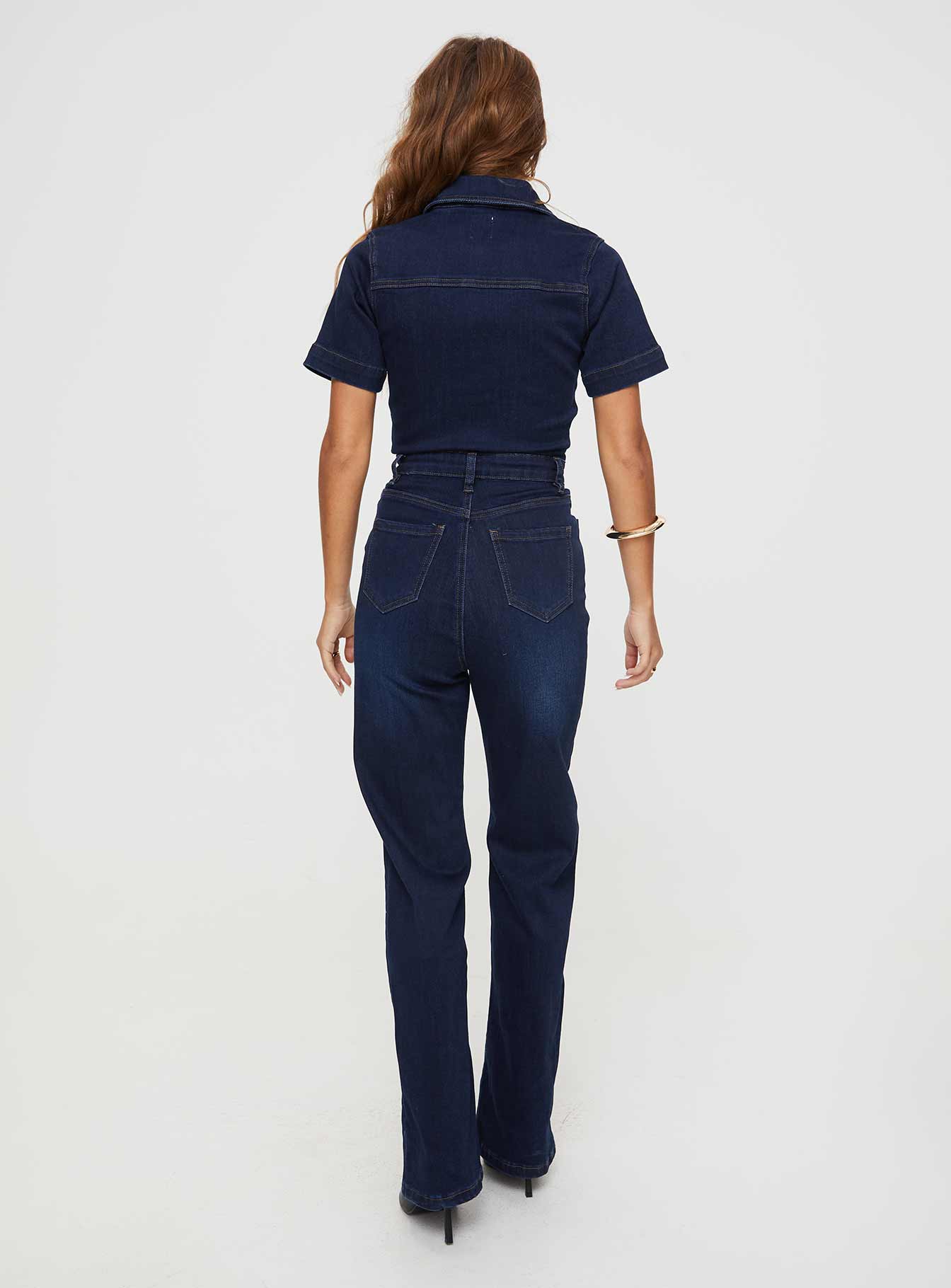 Muro Denim Jumpsuit Blue - Image 5