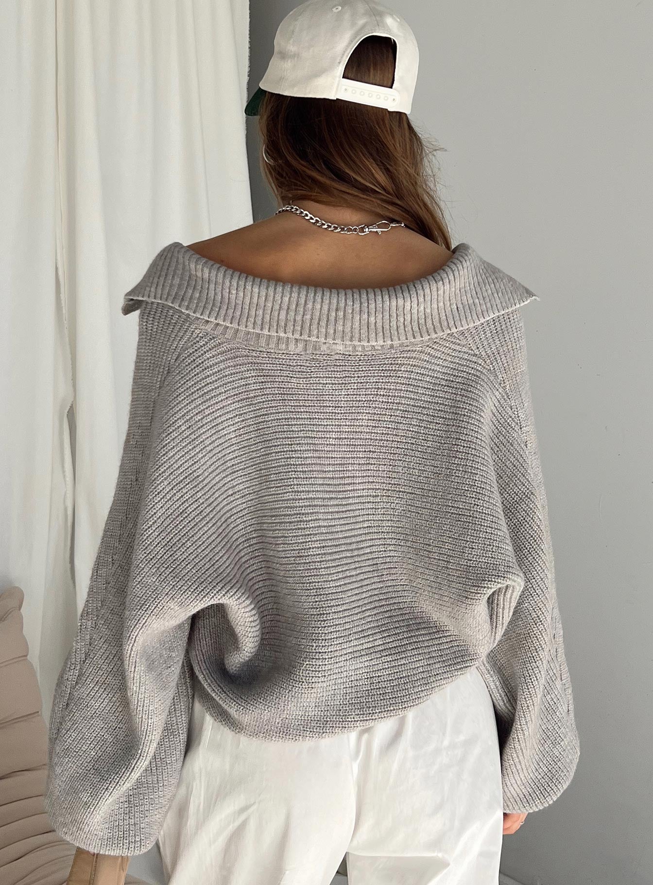 Quinten Sweater Grey - Image 5