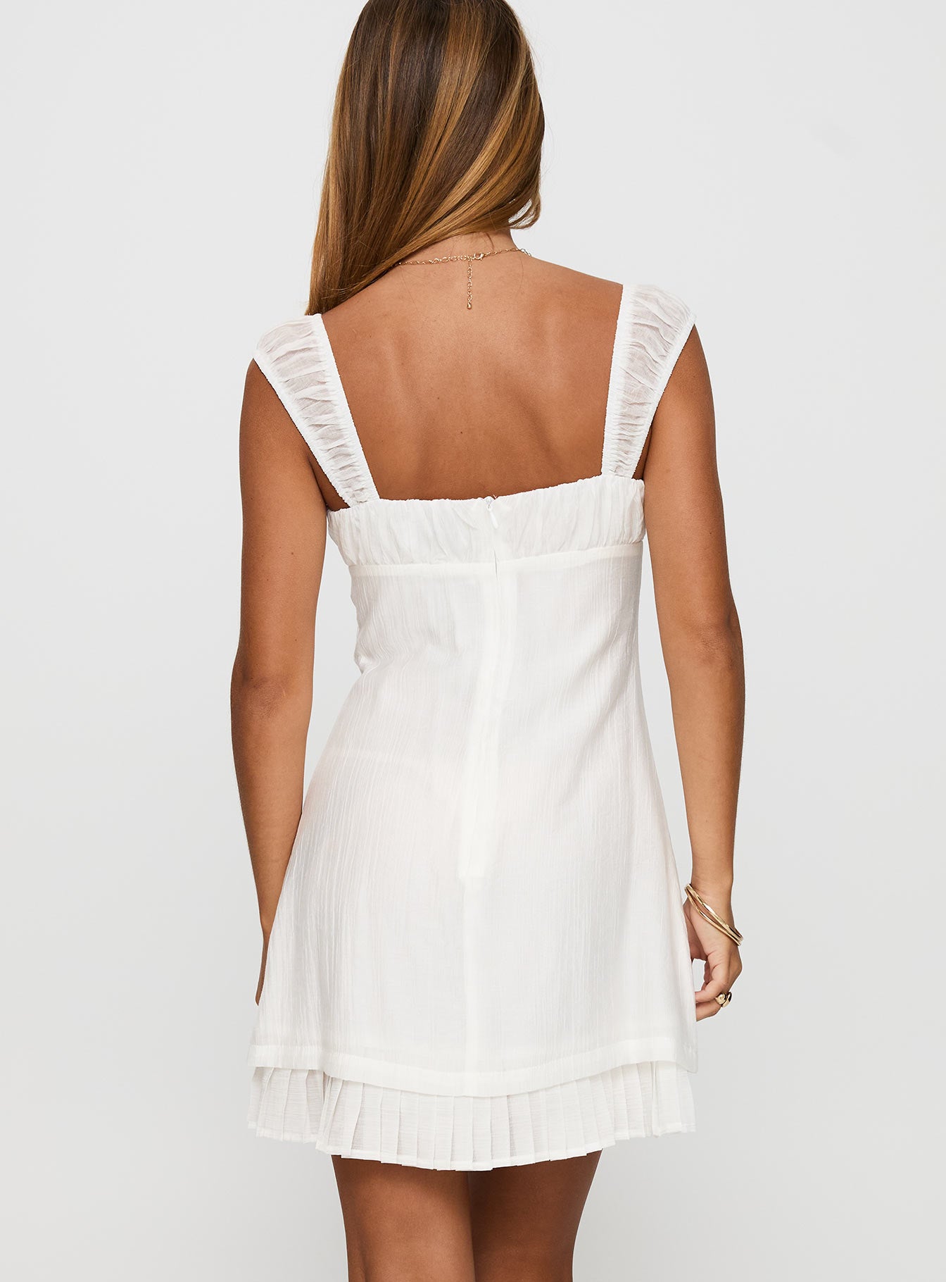 Eternally Yours Mini Dress White - Image 5