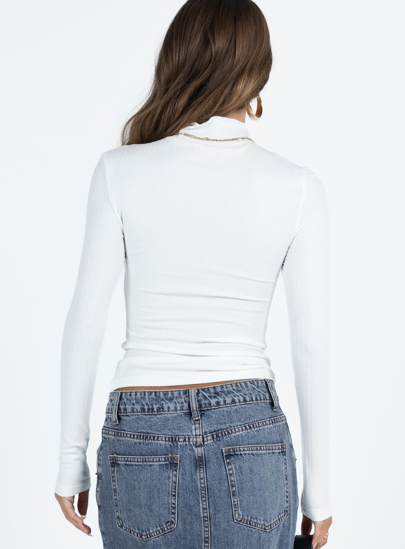 Lerman Long Sleeve Top White - Image 5