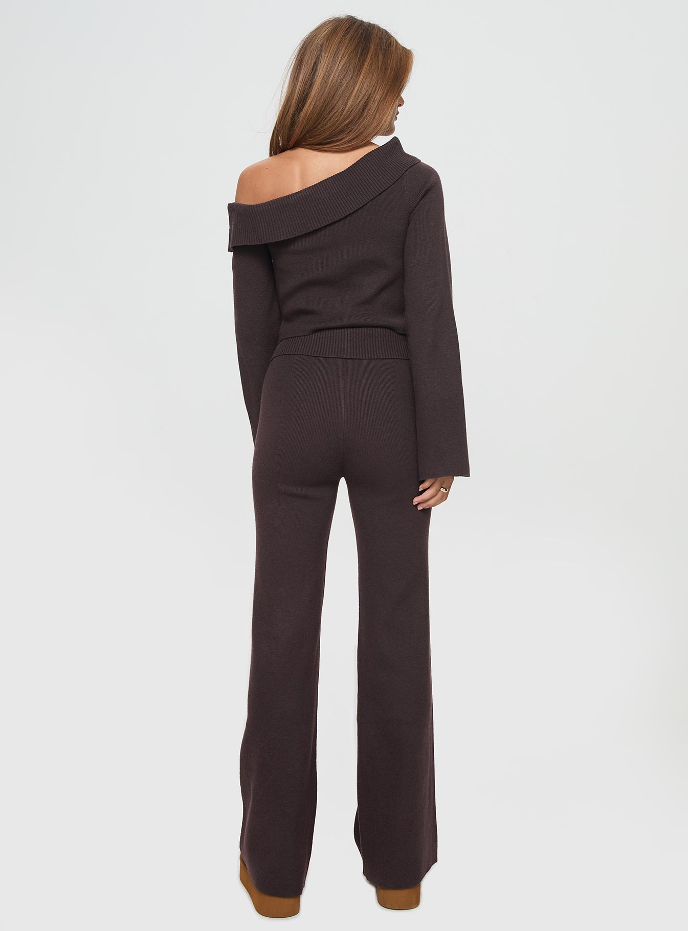 Try Me Knit Pants Chocolate - Image 4