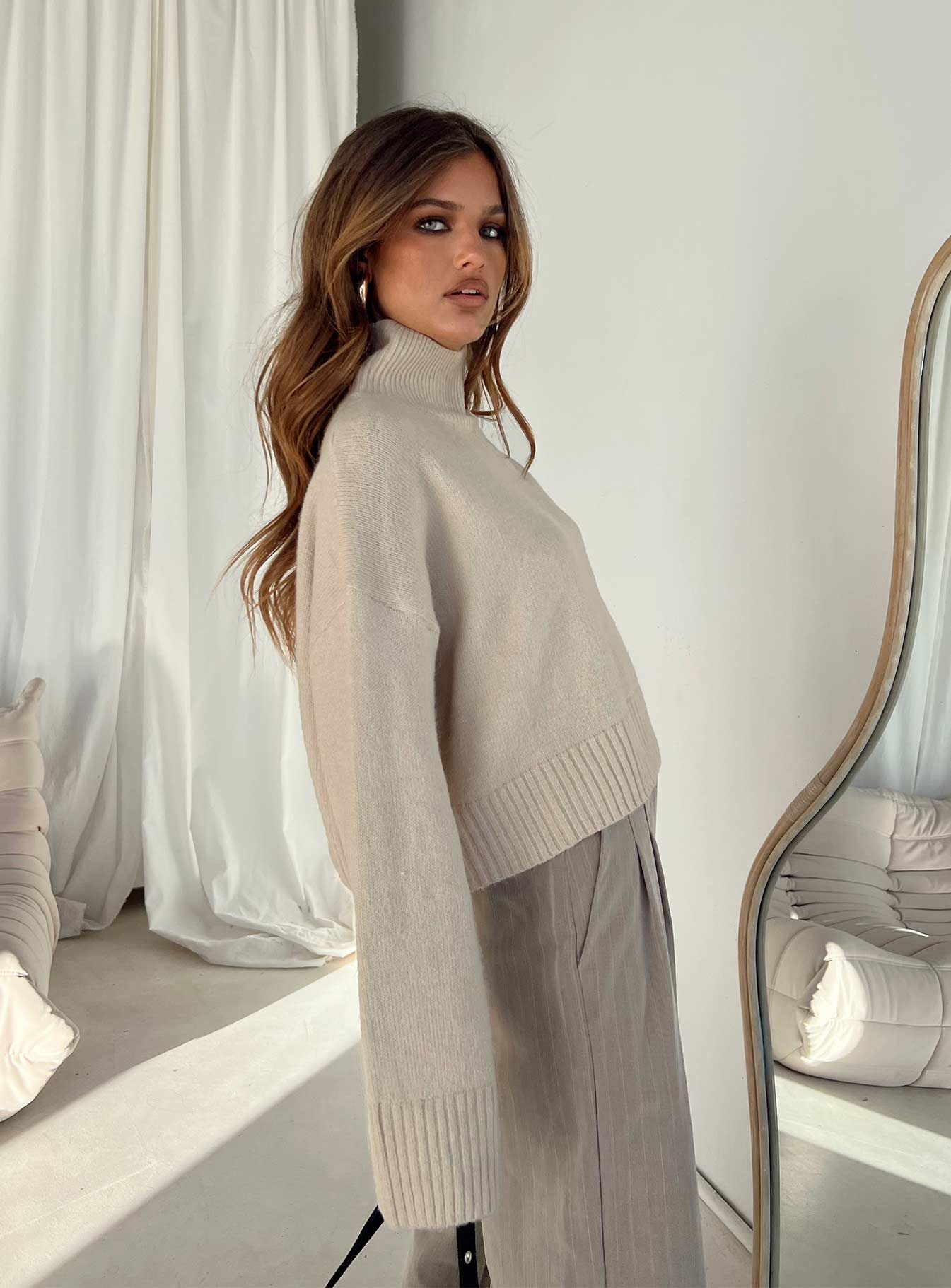 Carrie Jane Sweater Beige - Image 5