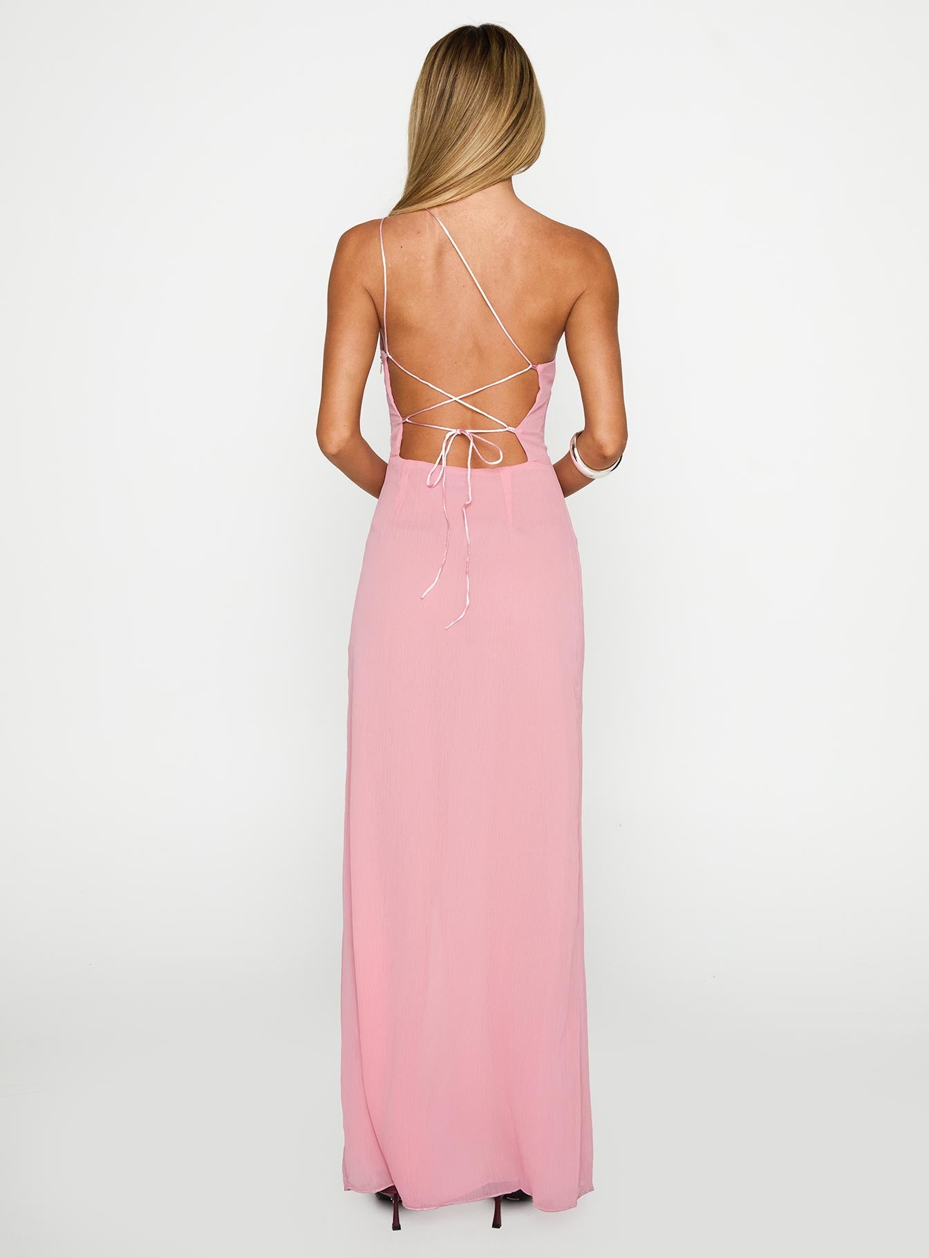 Kiss Of Life Chiffon Maxi Dress Pink - Image 5