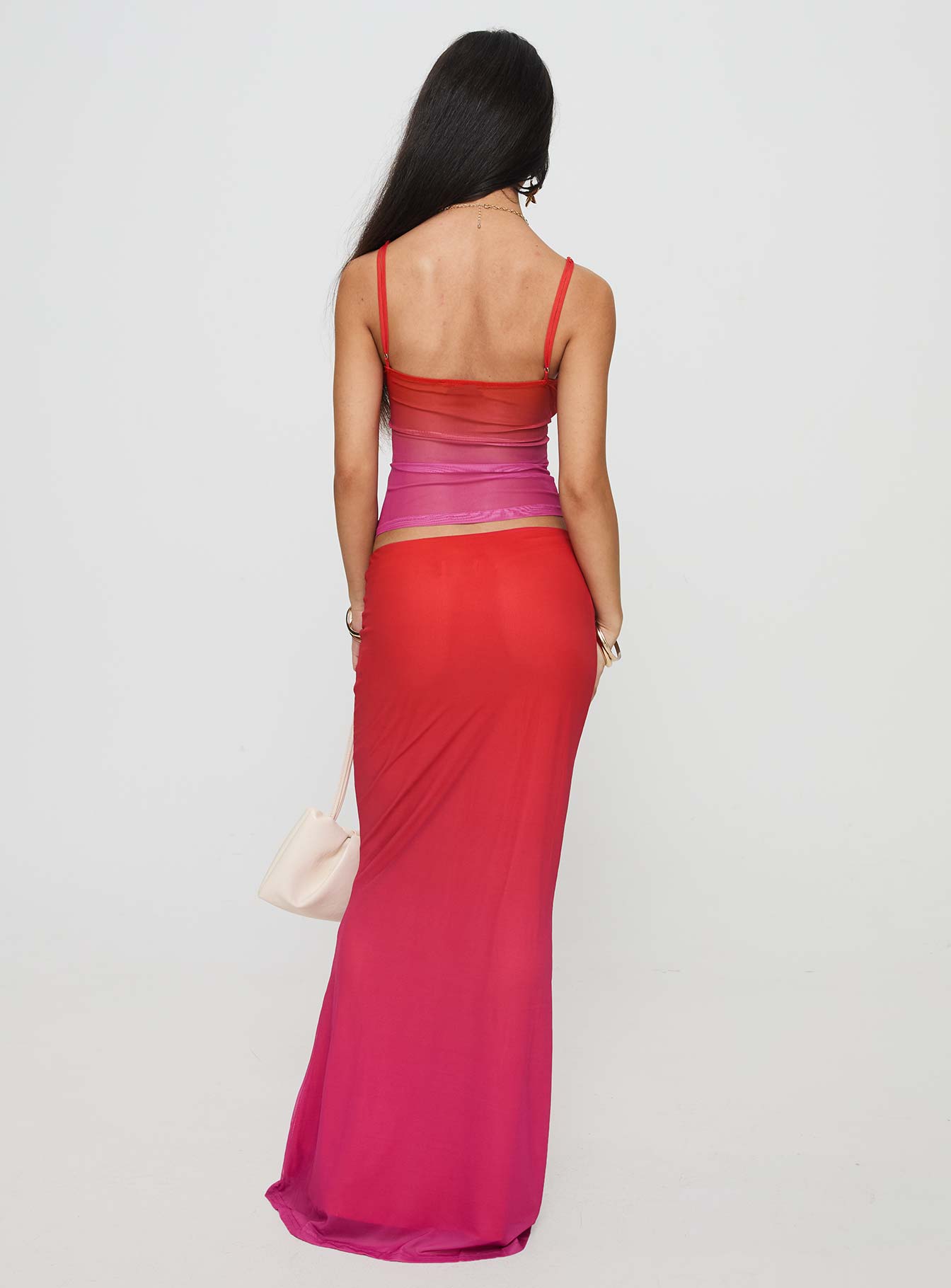 Teen Spirit Maxi Skirt Pink Ombre - Image 5