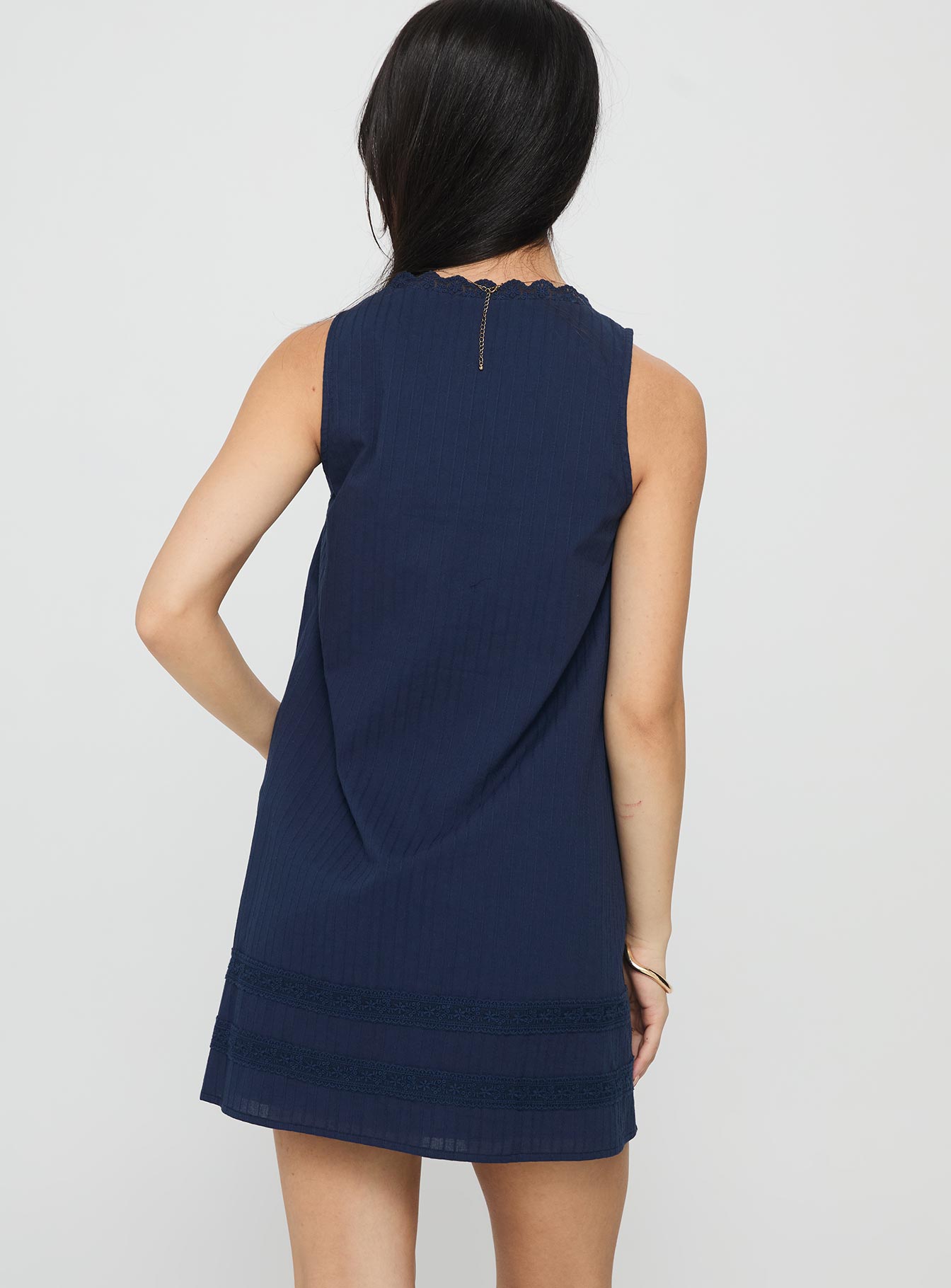 Alanah Mini Dress Navy - Image 5