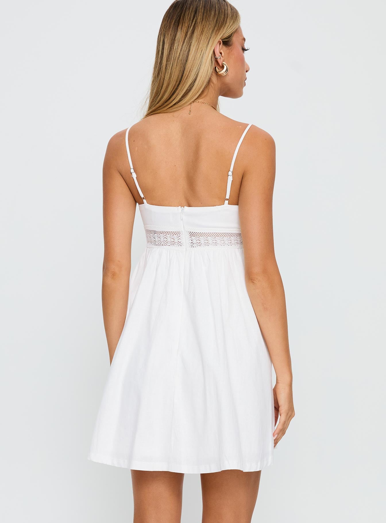 Bodee Mini Dress White - Image 5