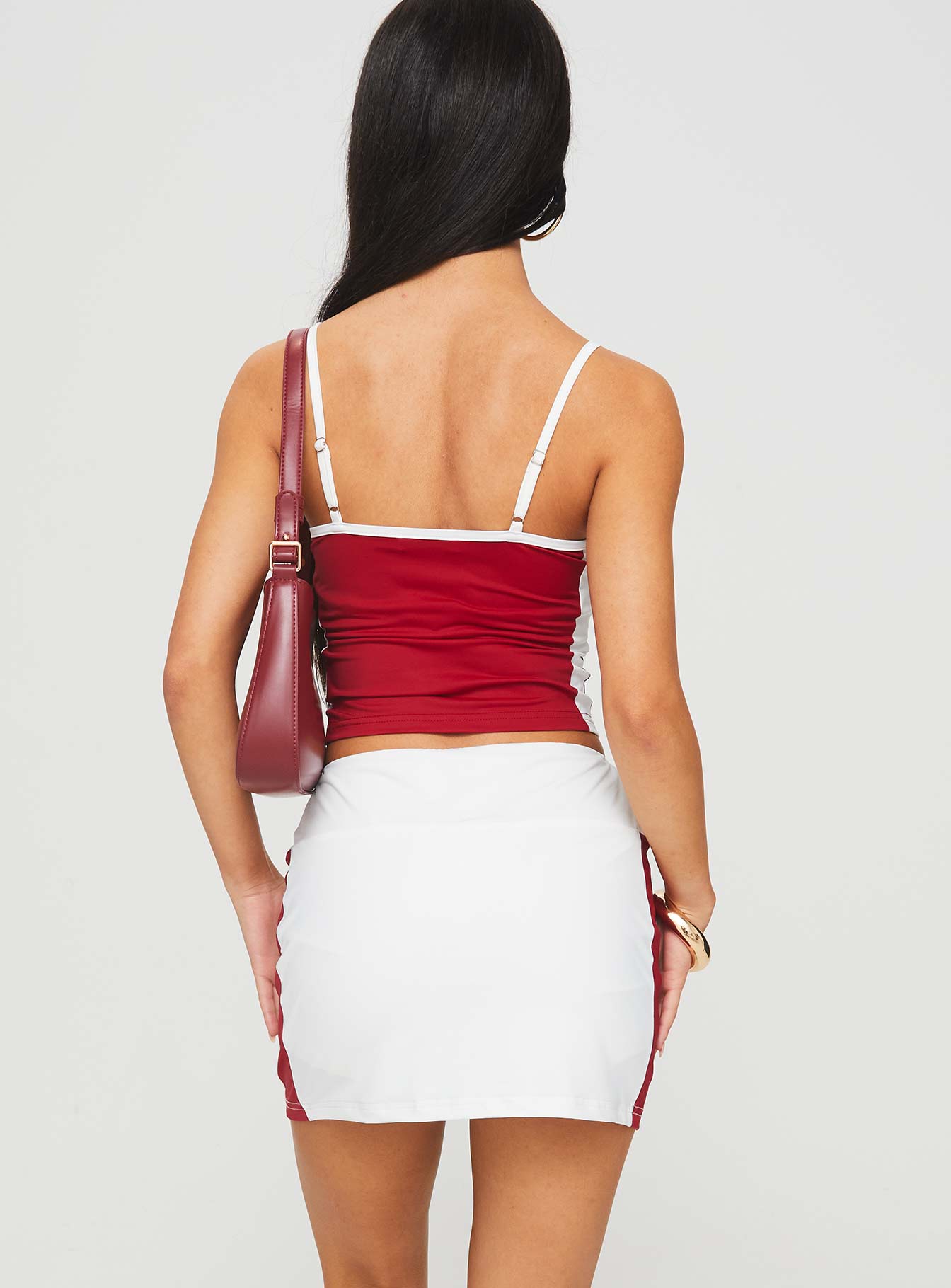 Tex Skort White / Red - Image 5