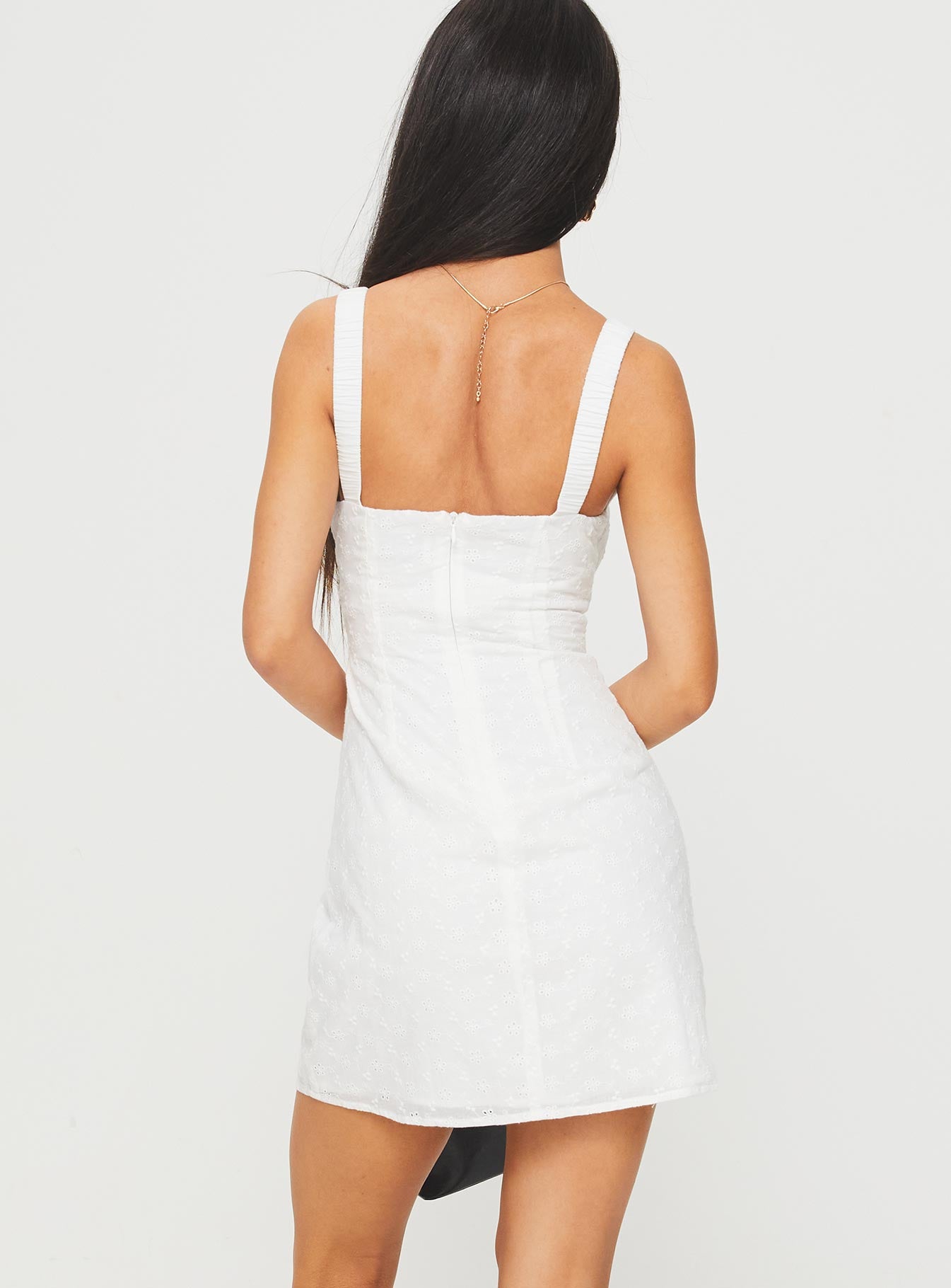 Almuna Mini Dress White - Image 5