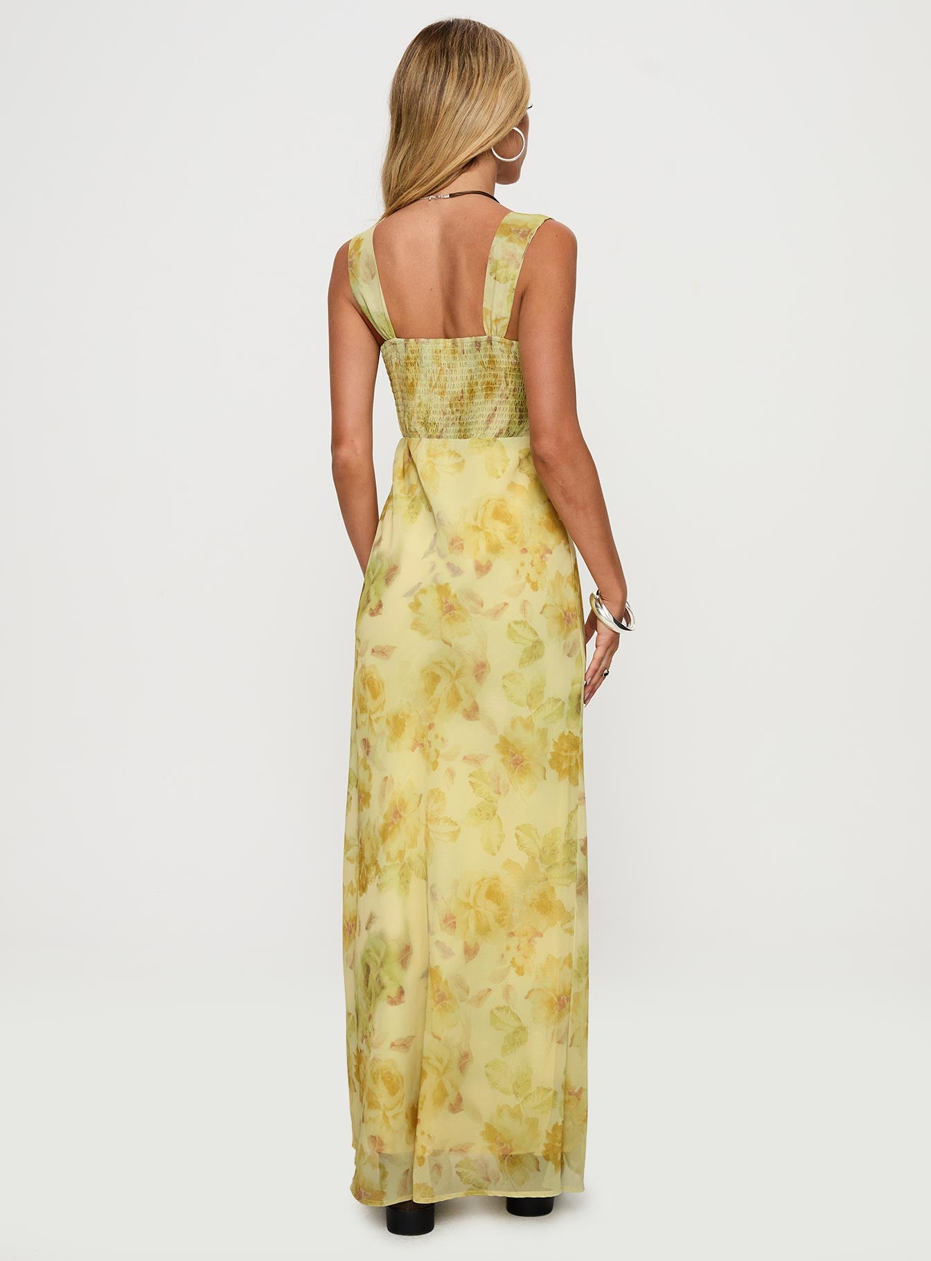 Fernwood Maxi Dress Yellow Multi - Image 5