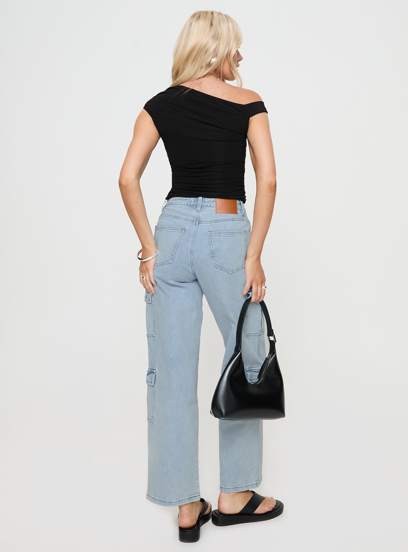 Nosita Cargo Jeans Light Wash - Image 4