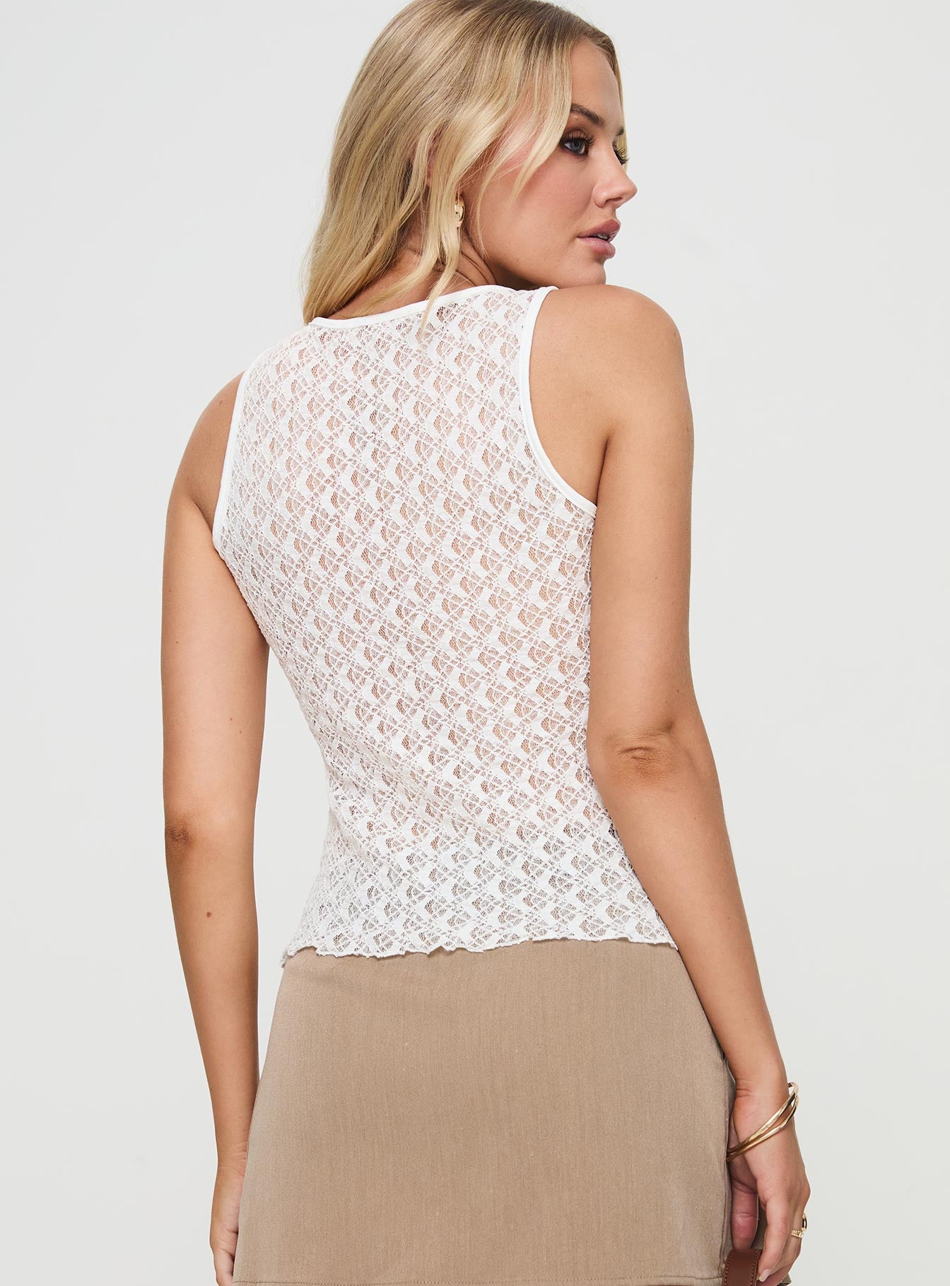 Live In Reality Top White - Image 5