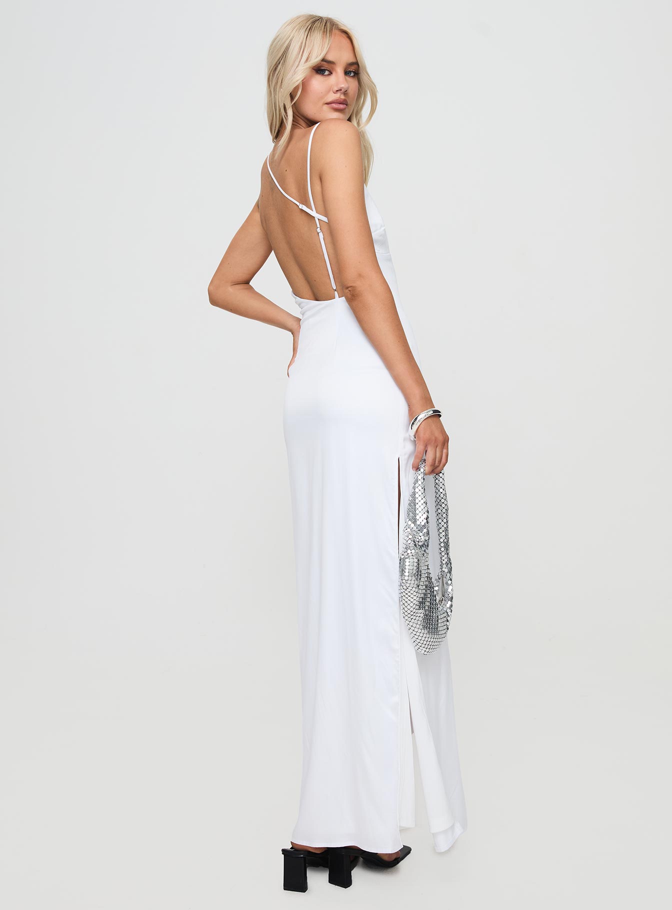 Atheria Maxi Dress White - Image 5