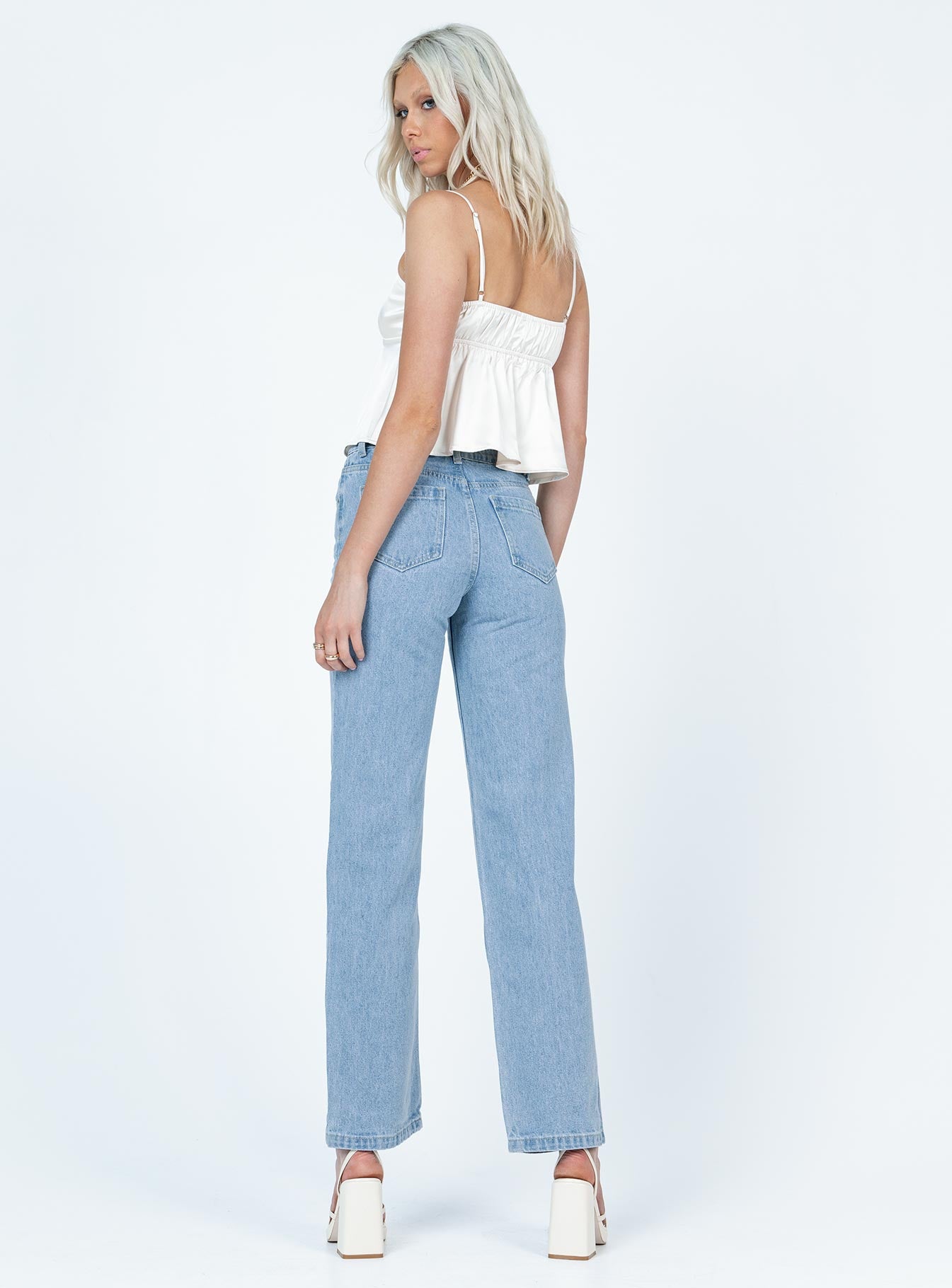 Maverick Mid Waist Jean Denim - Image 5