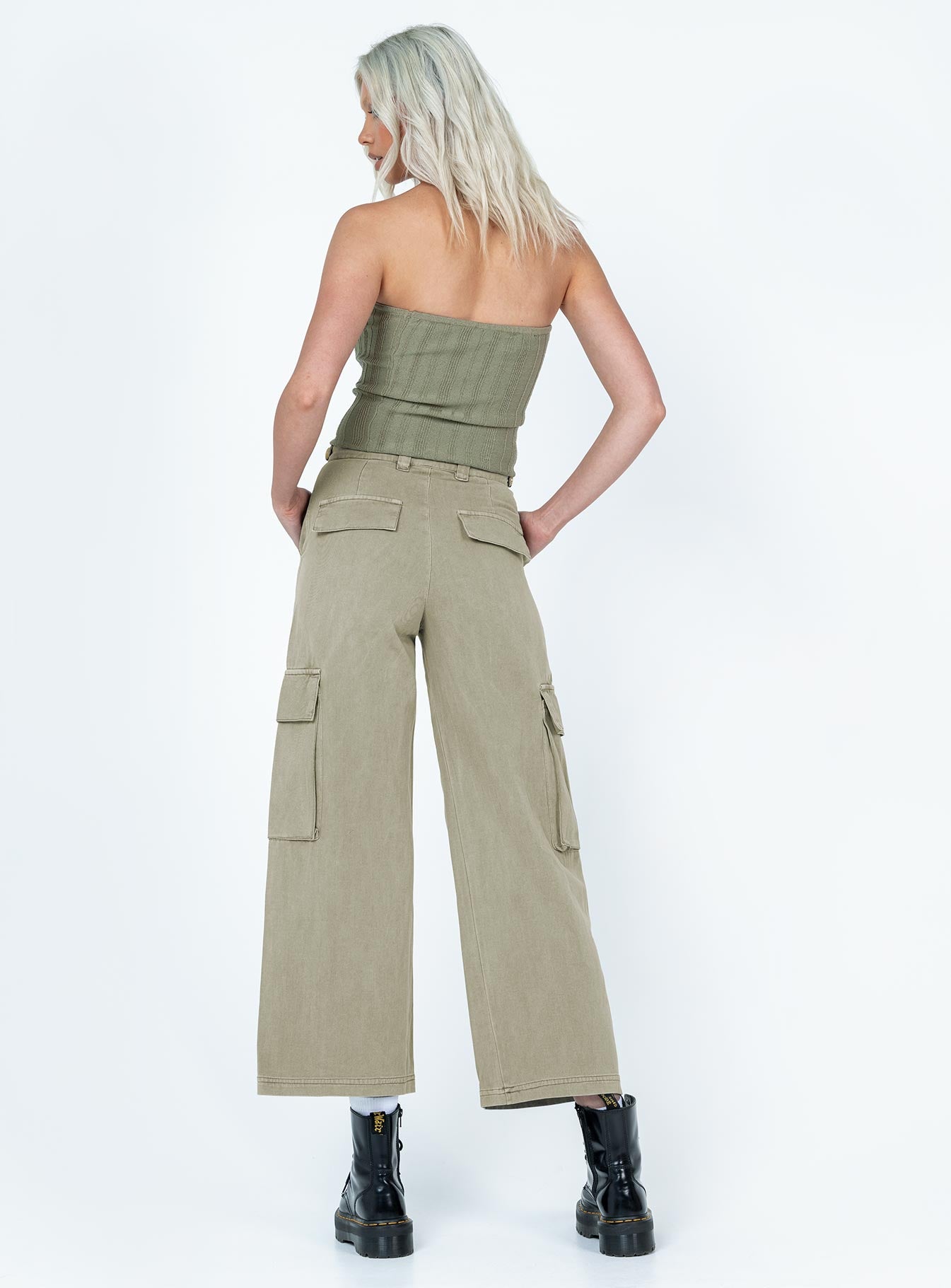 The Stevie Cargo Pants Khaki - Image 5