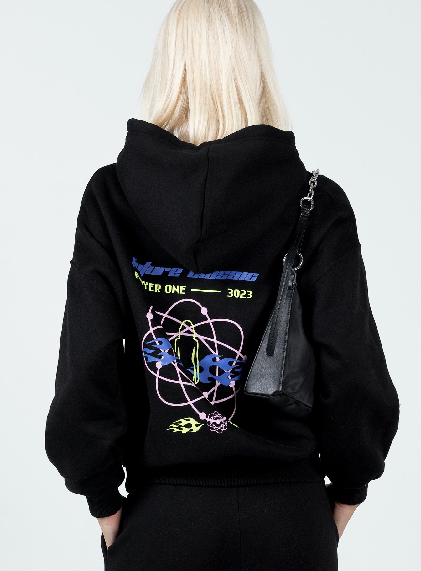 Game On Hoodie Black - Image 5