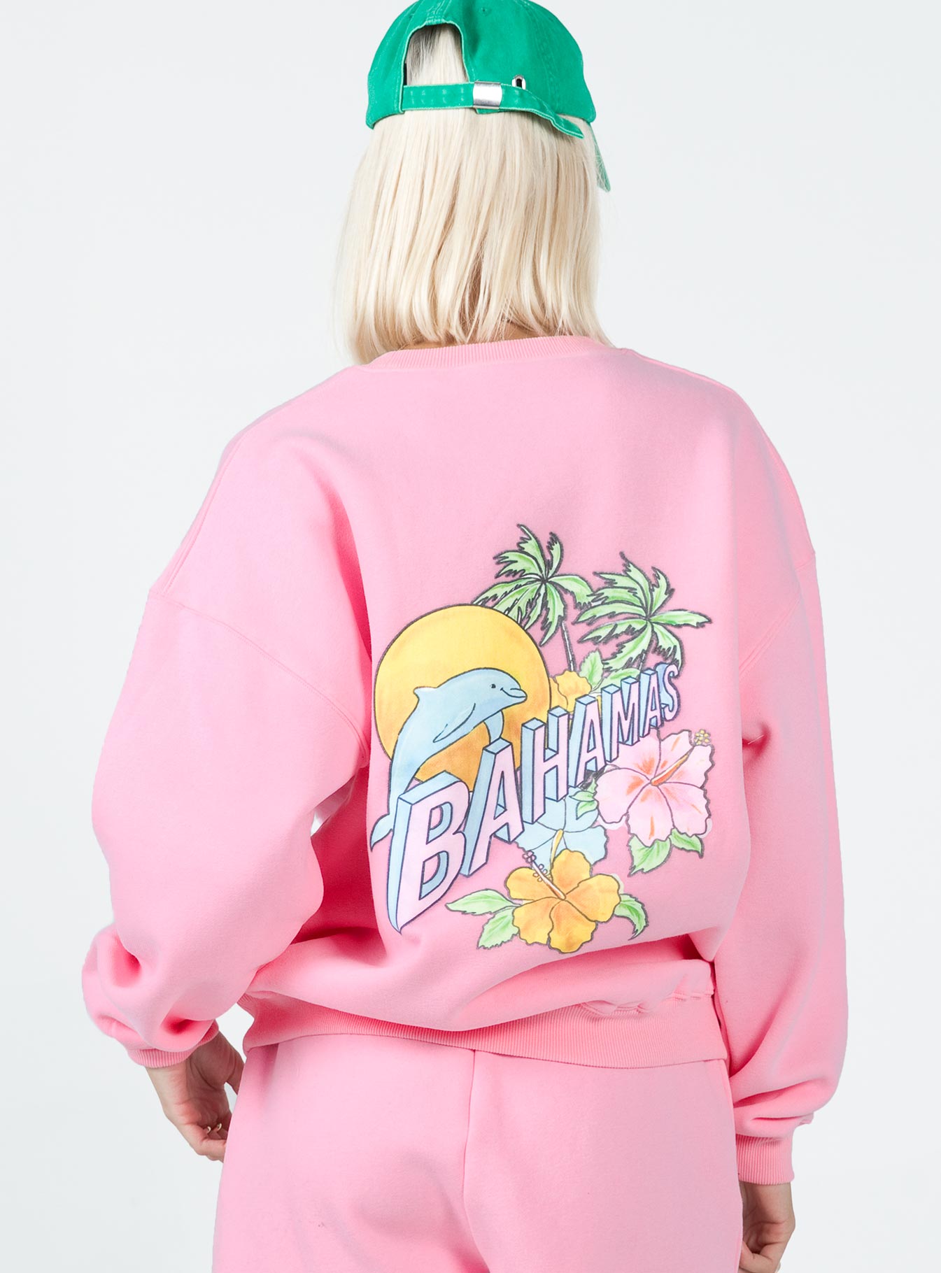 Bahamas Sweatshirt Pink - Image 6