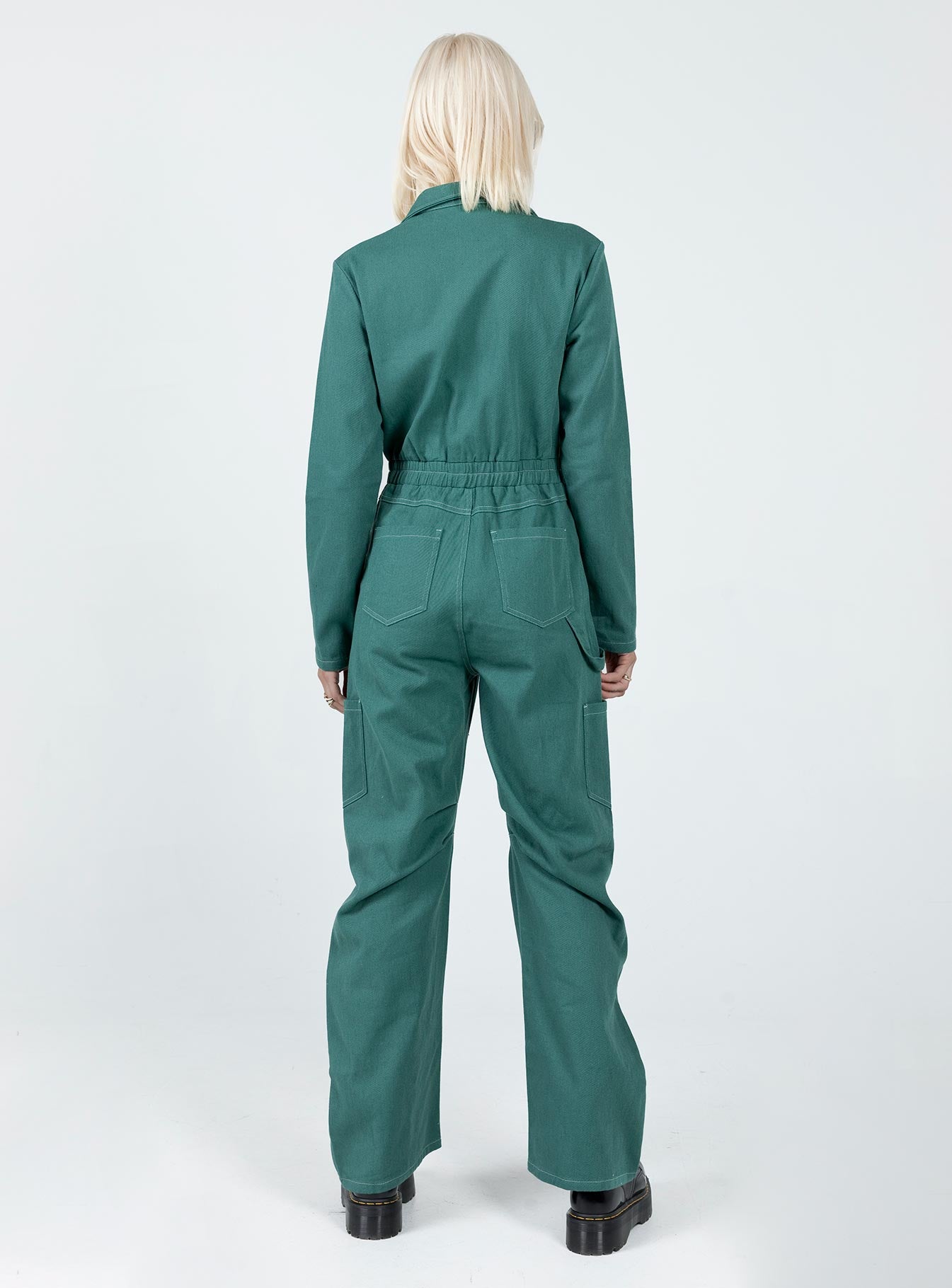 Miami Vice Boiler Suit Forest Green - Image 5