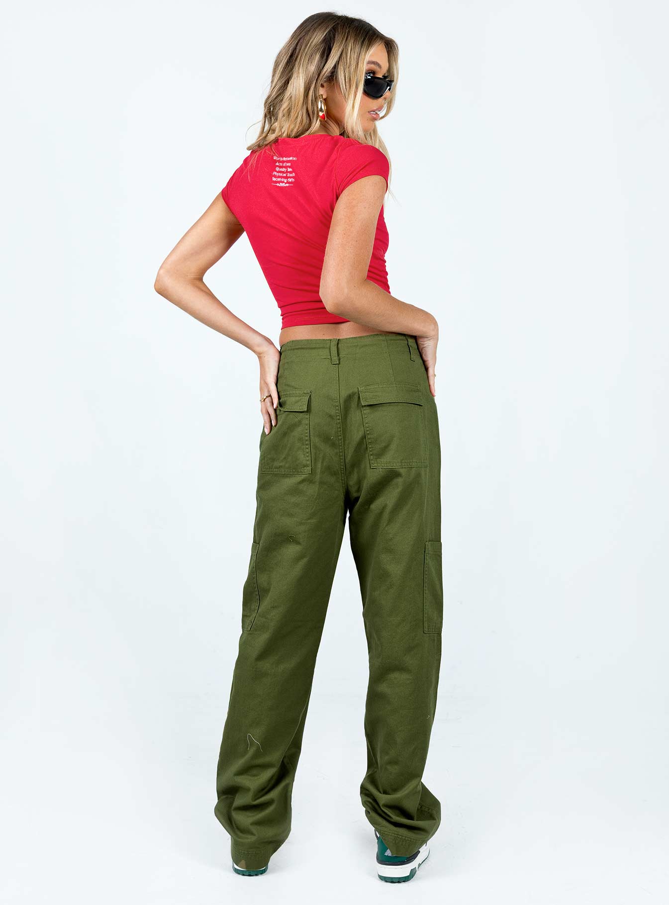 Pembrooke Cargo Pants Khaki - Image 4