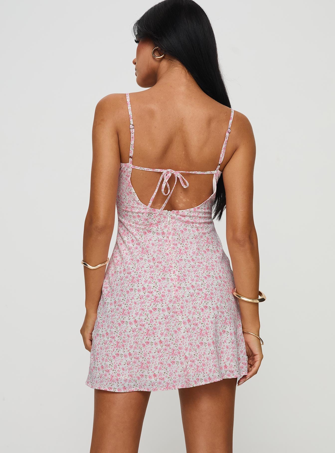 Draven Mini Dress Pink - Image 5