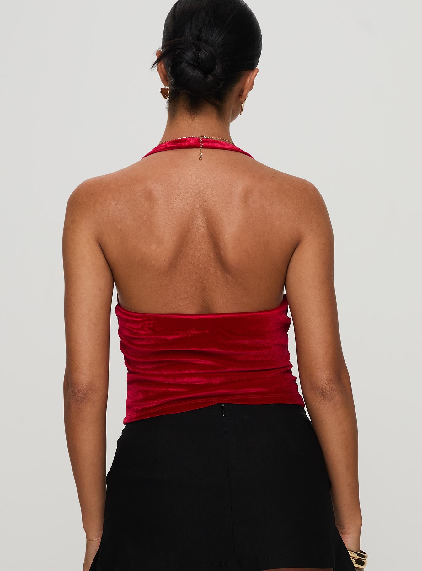 Tuberose Halter Top Red - Image 4