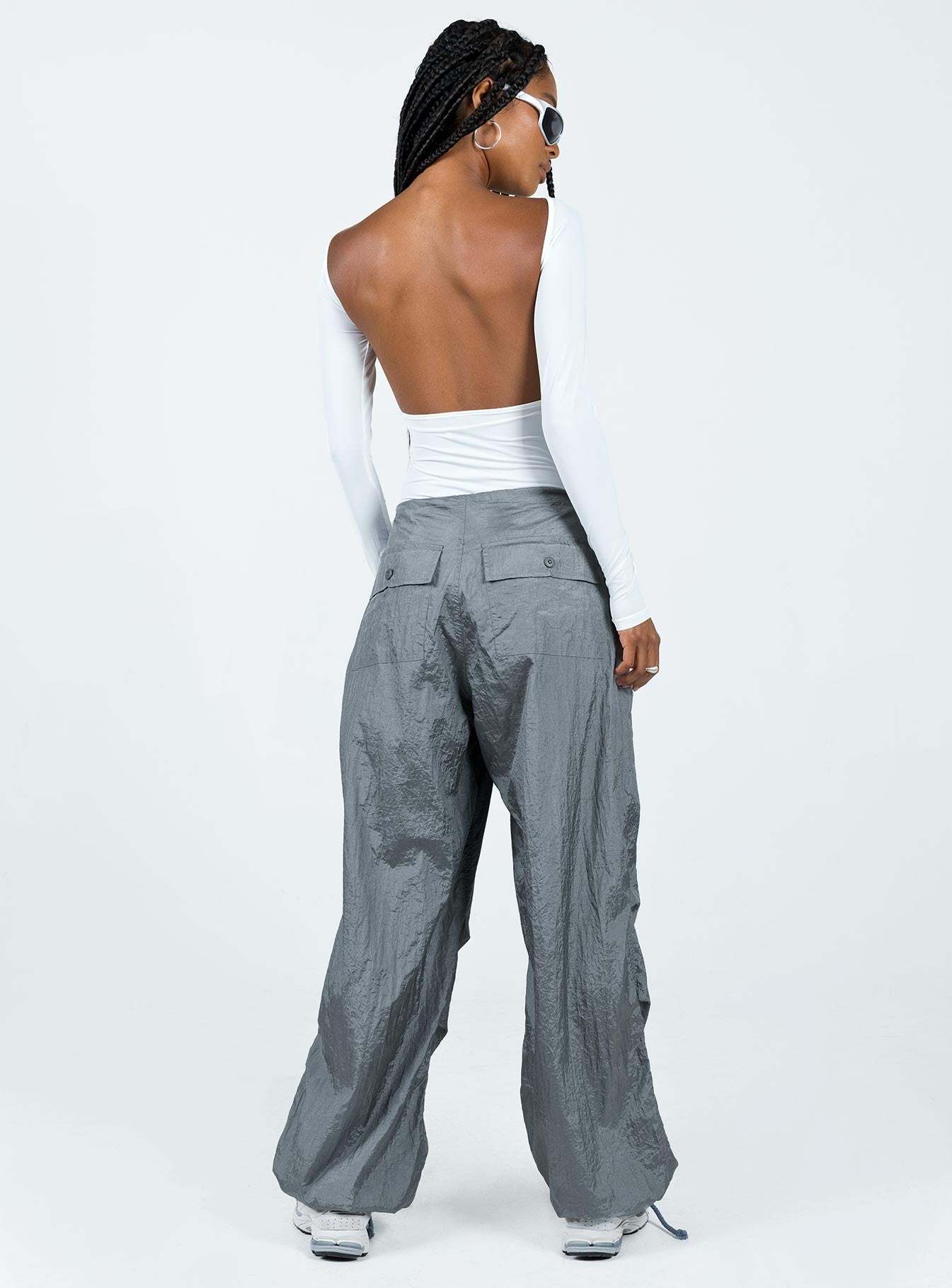 Motel Chute Trousers Grey - Image 5