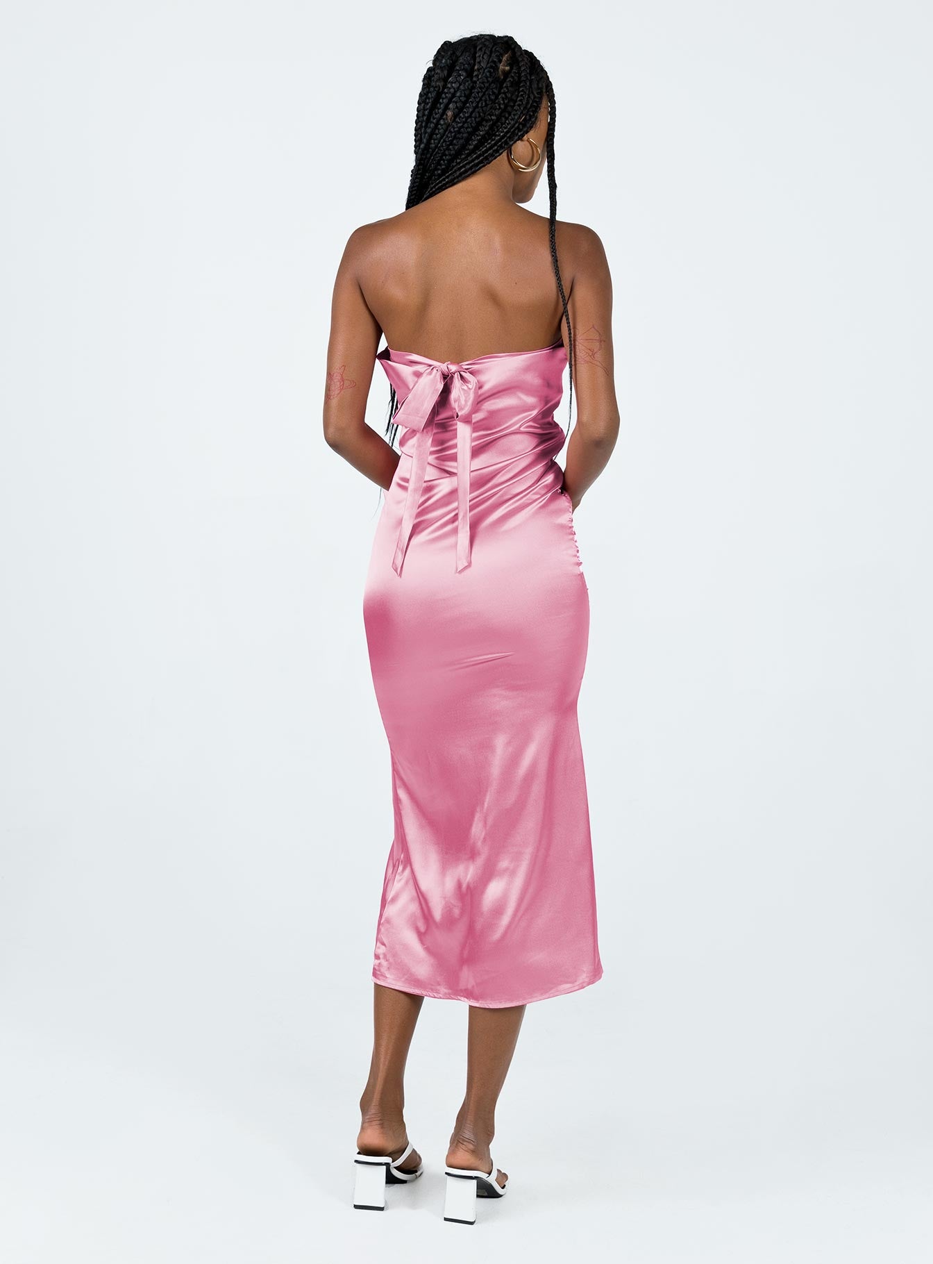 Shaya Strapless Maxi Dress Pink - Image 5