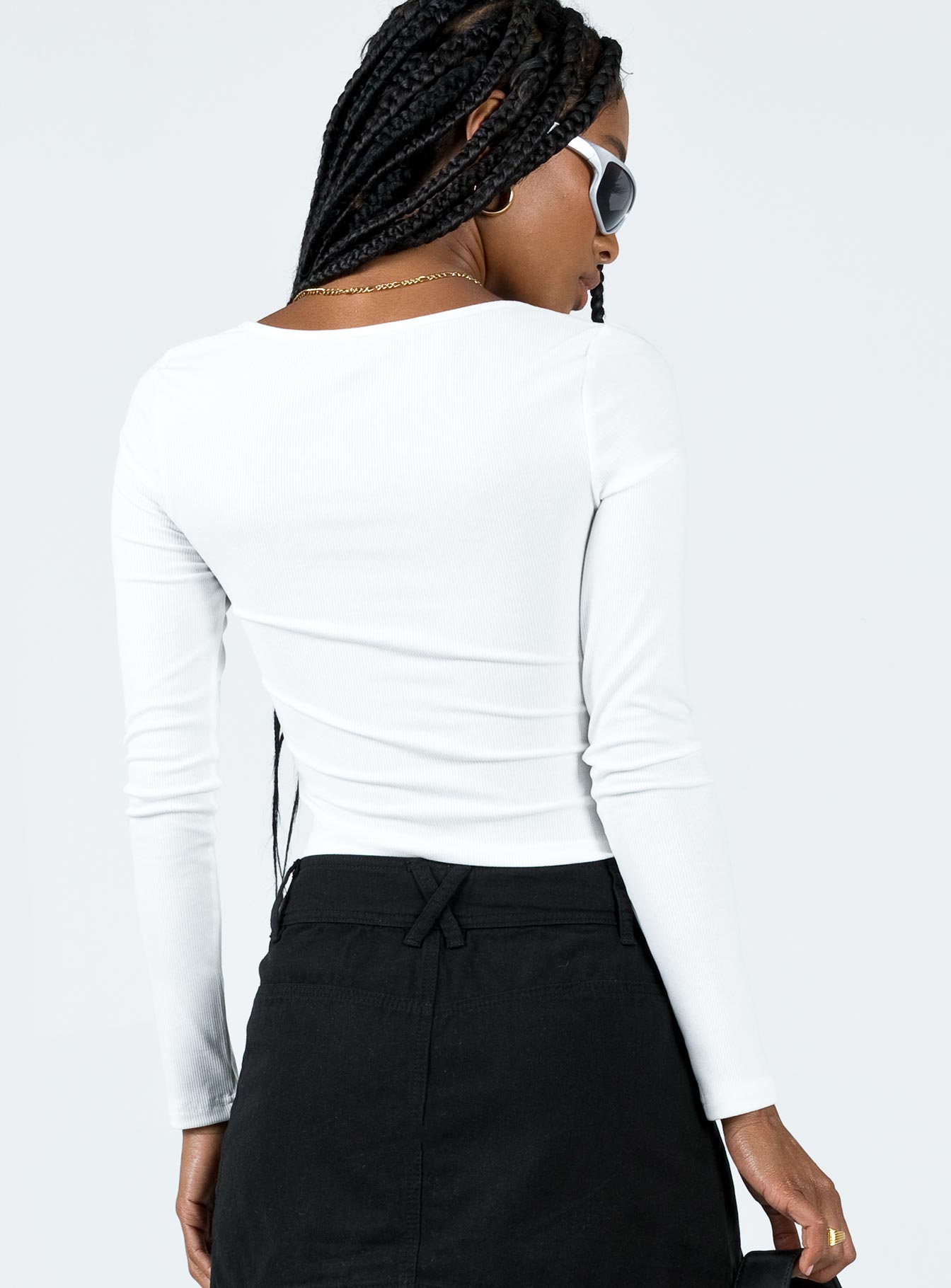 Kaffia Top White - Image 5