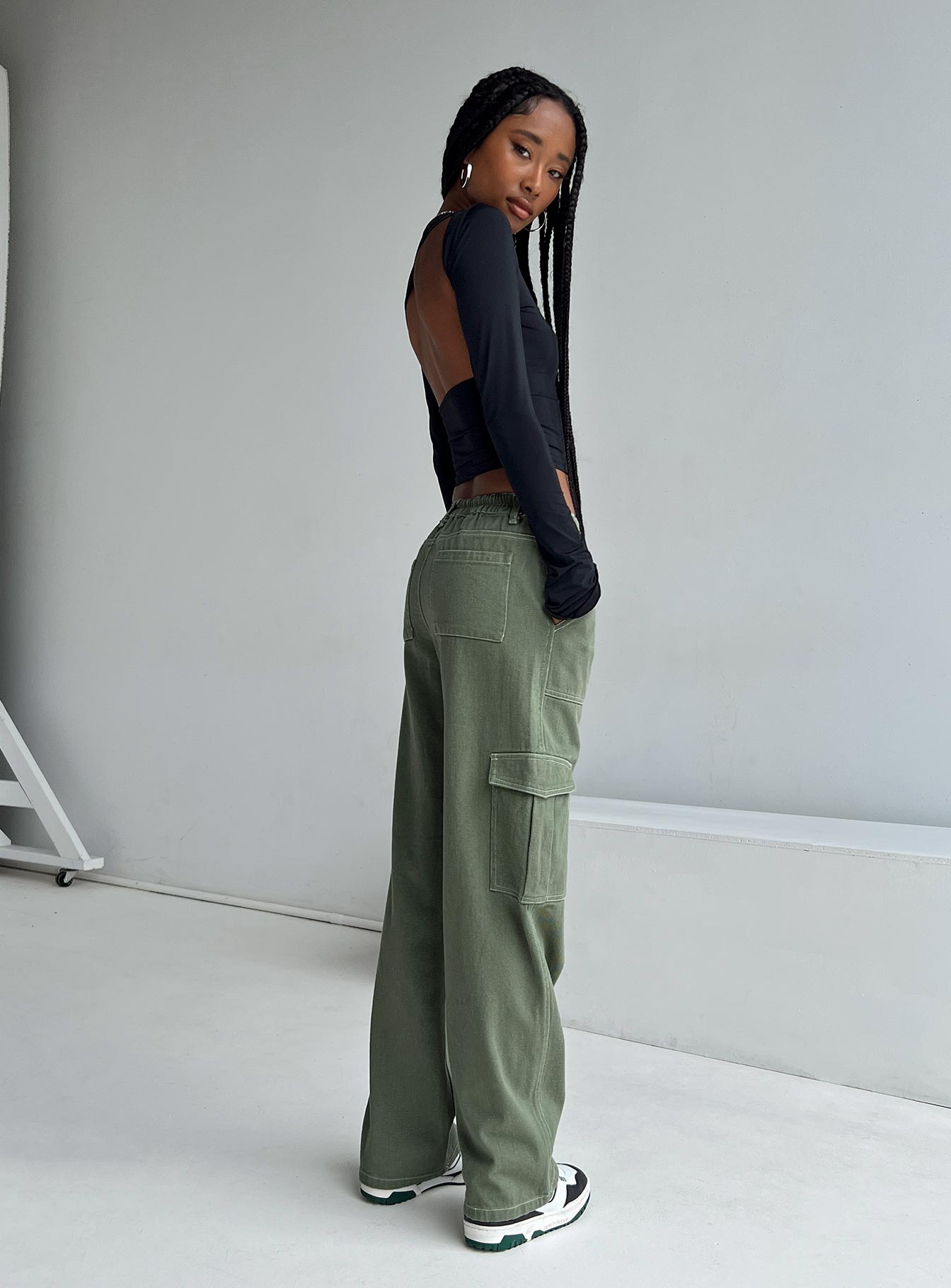 Pawley Cargo Pants Khaki - Image 5