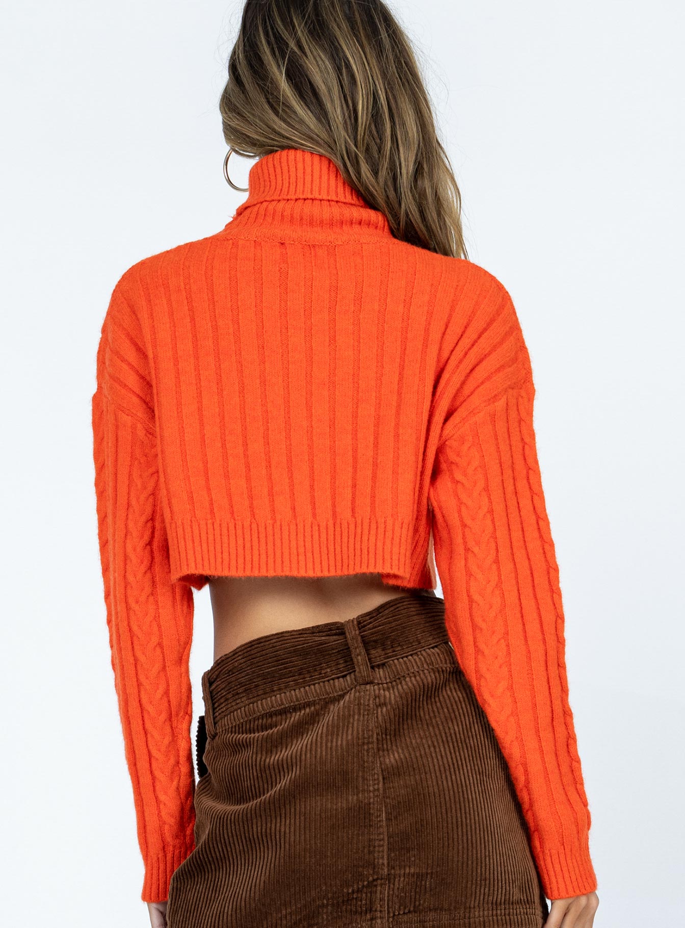 Amelle Sweater Orange - Image 4