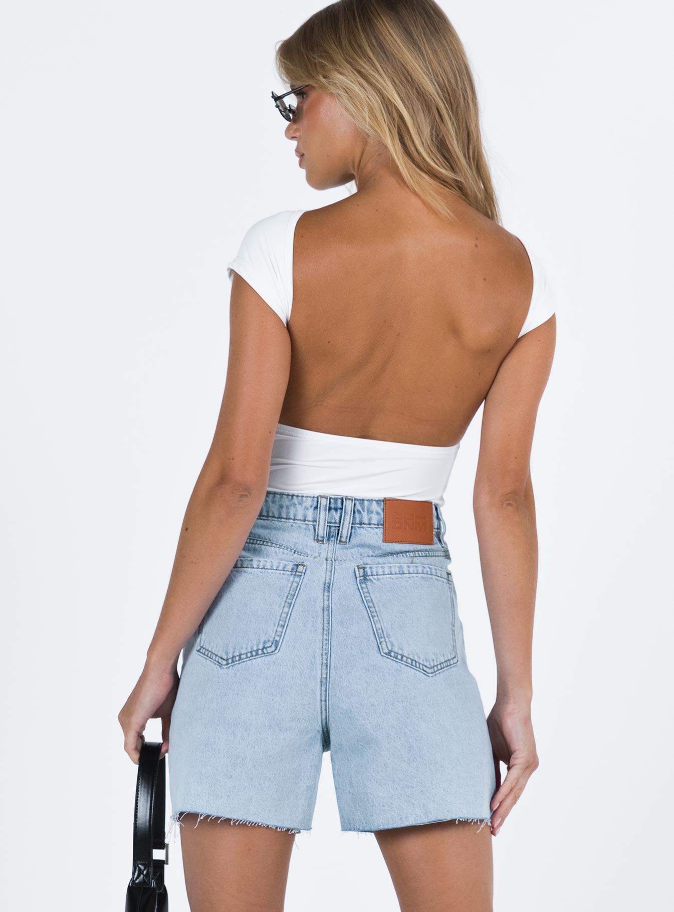 Impala Shorts Light Wash Denim - Image 5