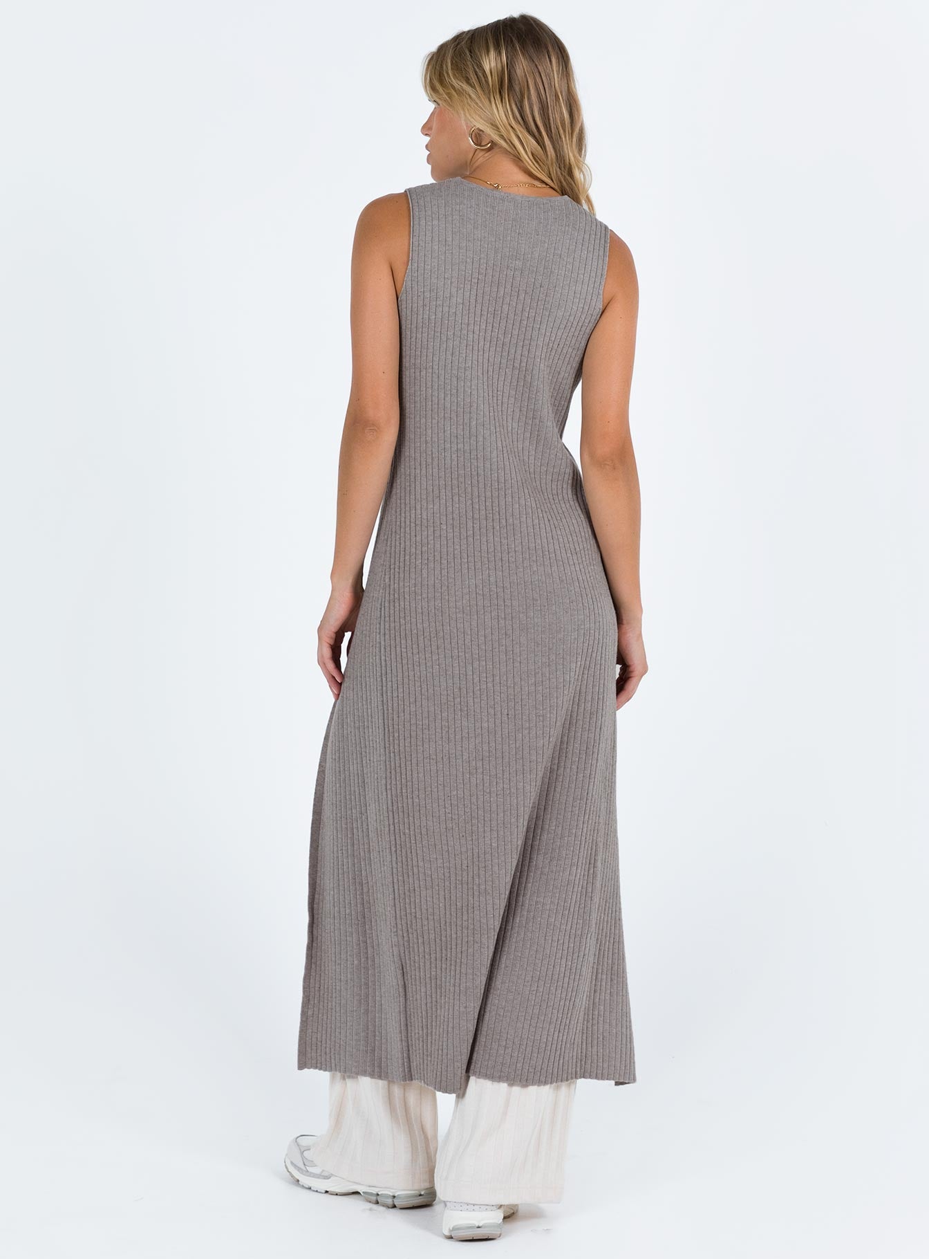 Tieghan Longline Cardigan Brown - Image 5