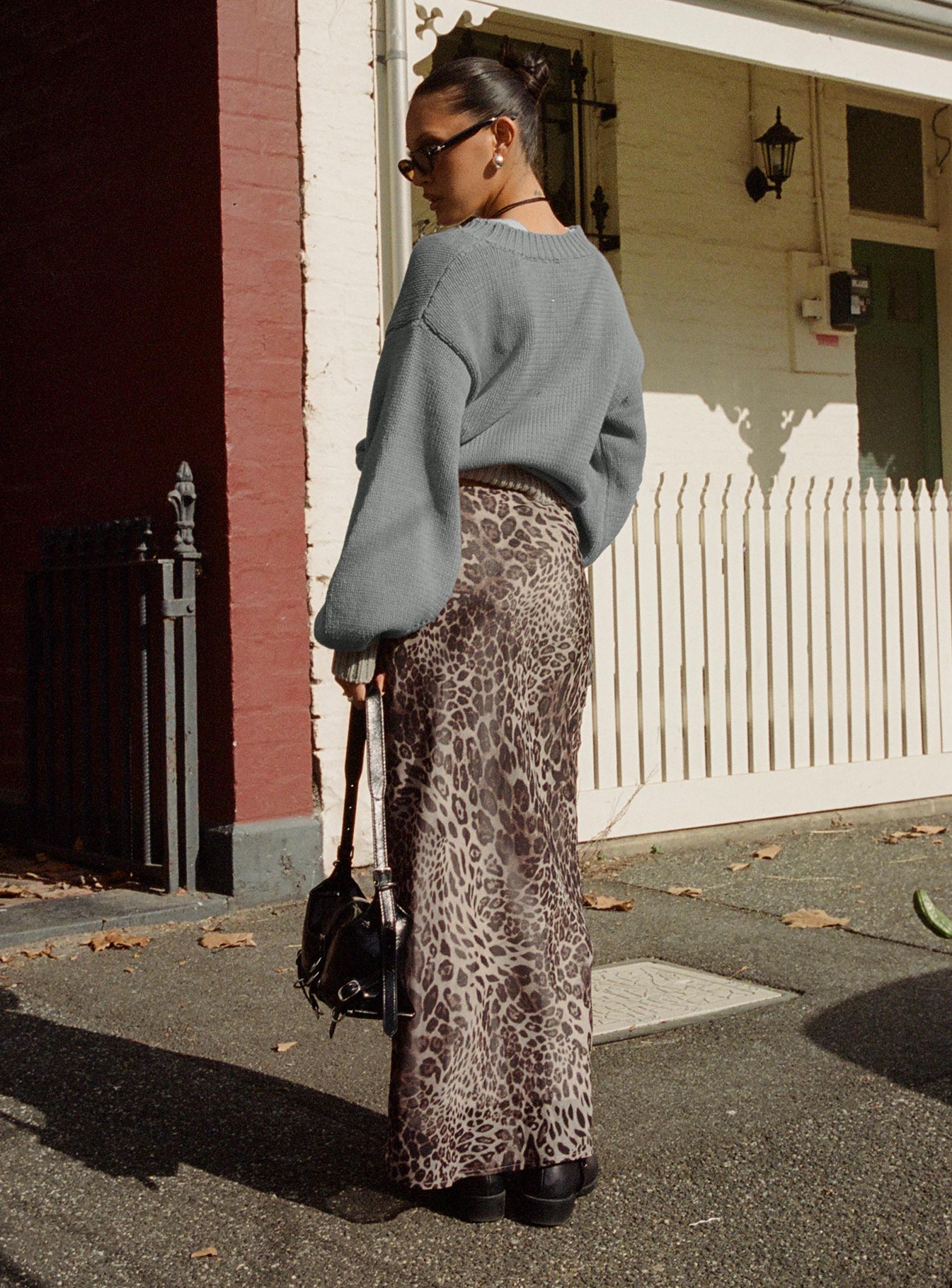 Manda Maxi Skirt Leopard - Image 12