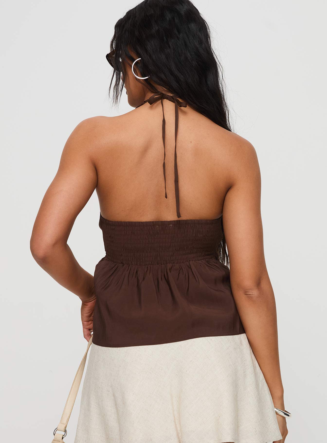 Gadot Halter Top Brown - Image 5