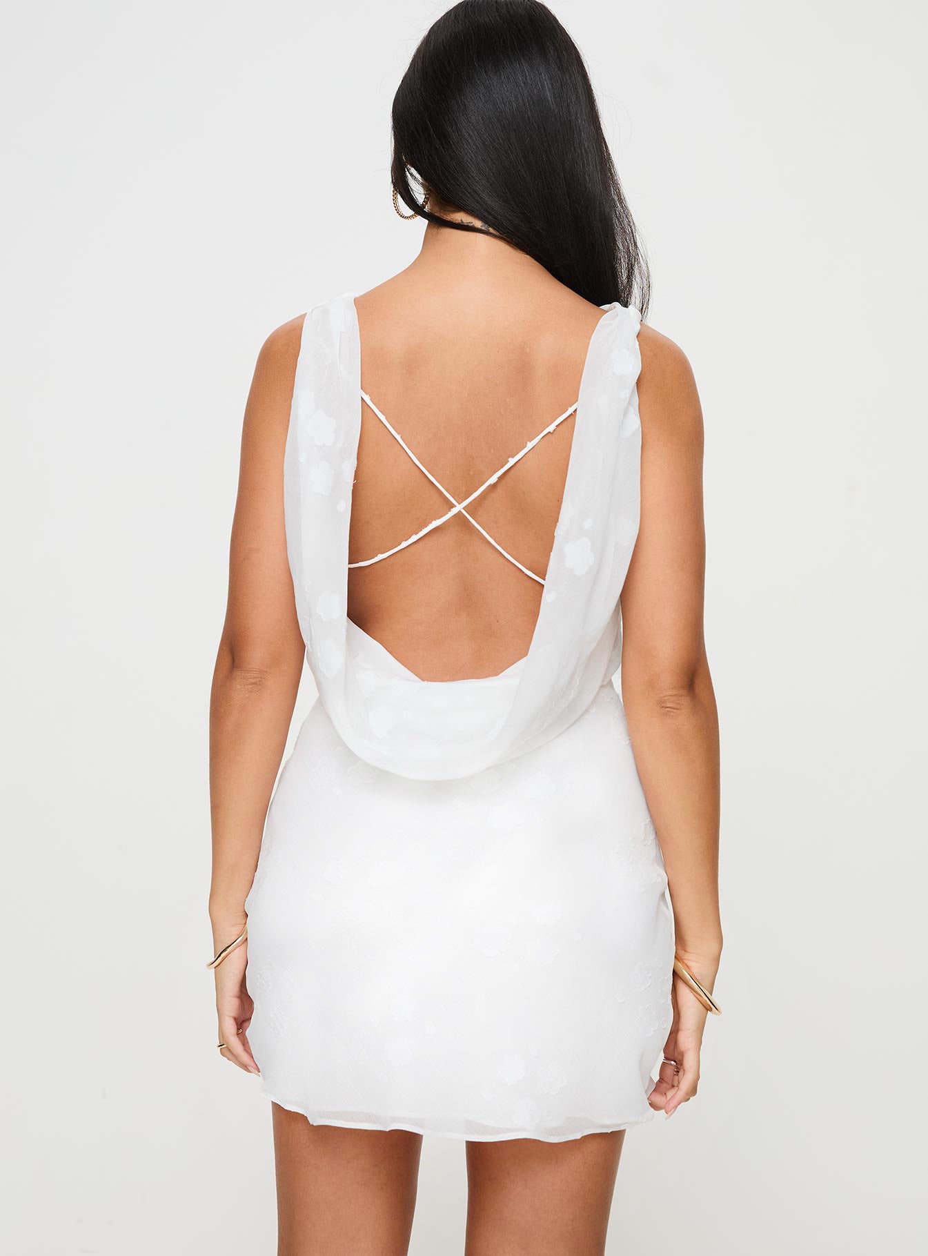 Contessa Mini Dress White - Image 5
