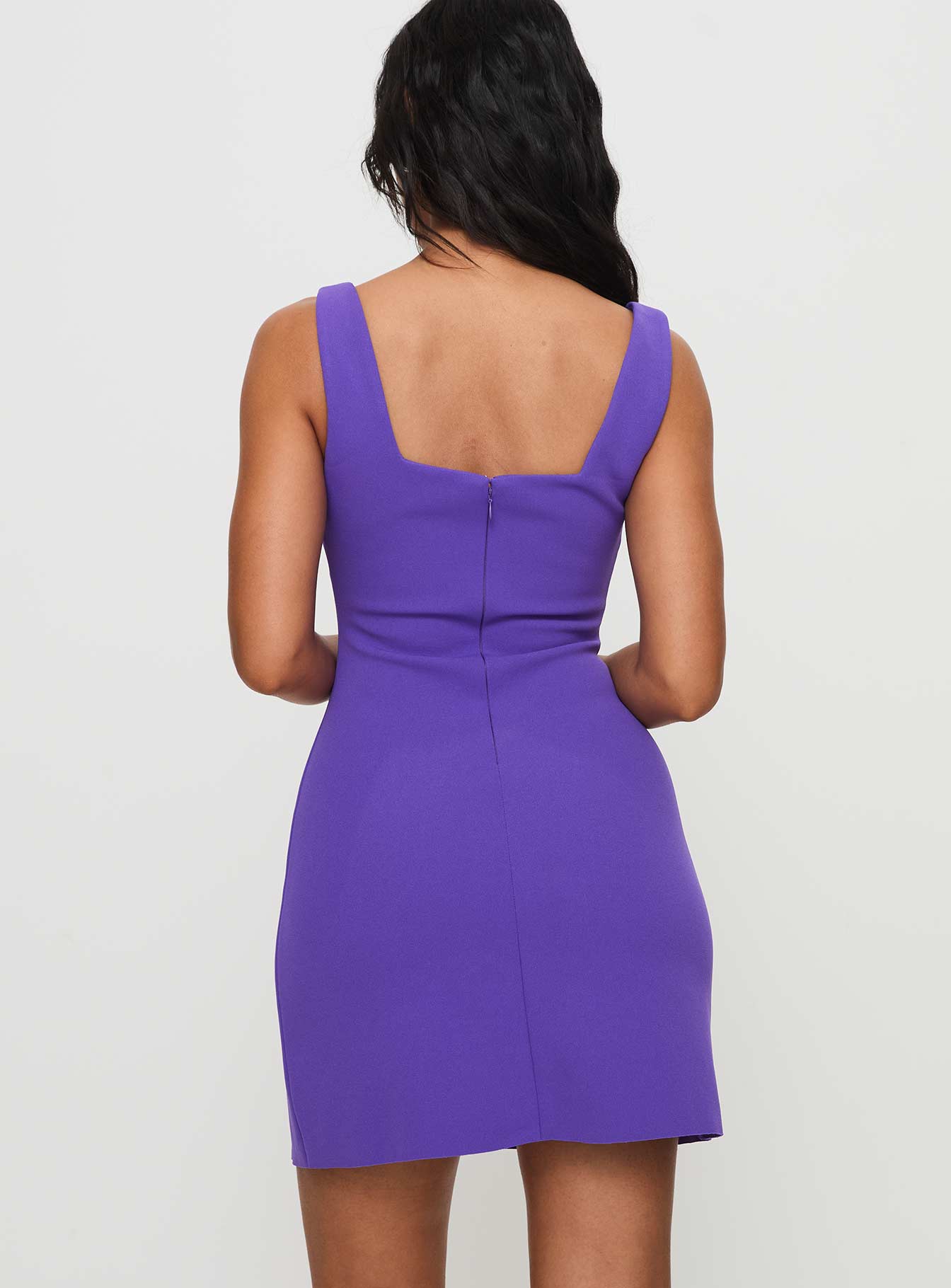 Bombshell Mini Dress Purple - Image 5