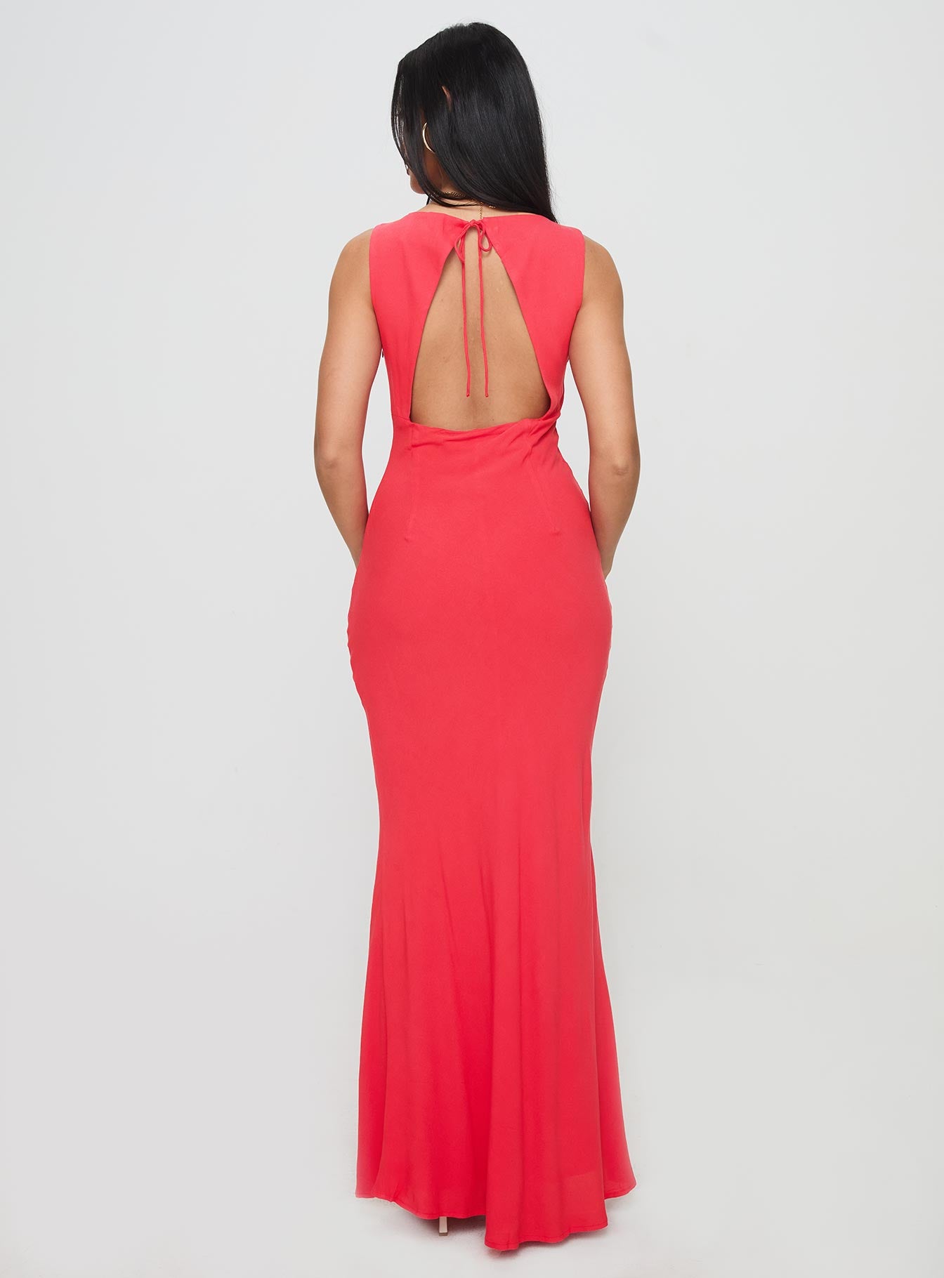 Bourne Maxi Dress Red - Image 4
