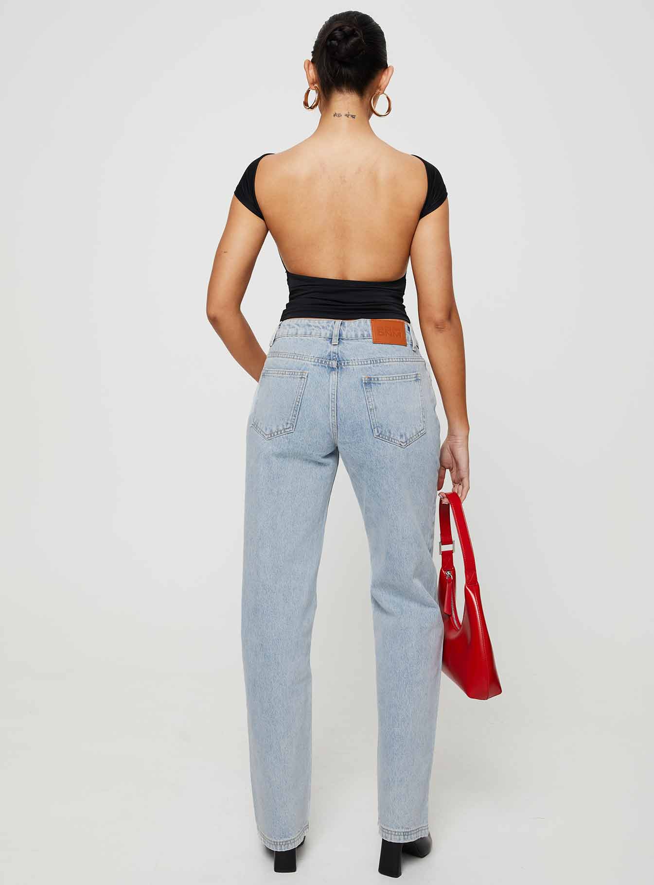 Gazelle Jeans Light Wash Denim - Image 4