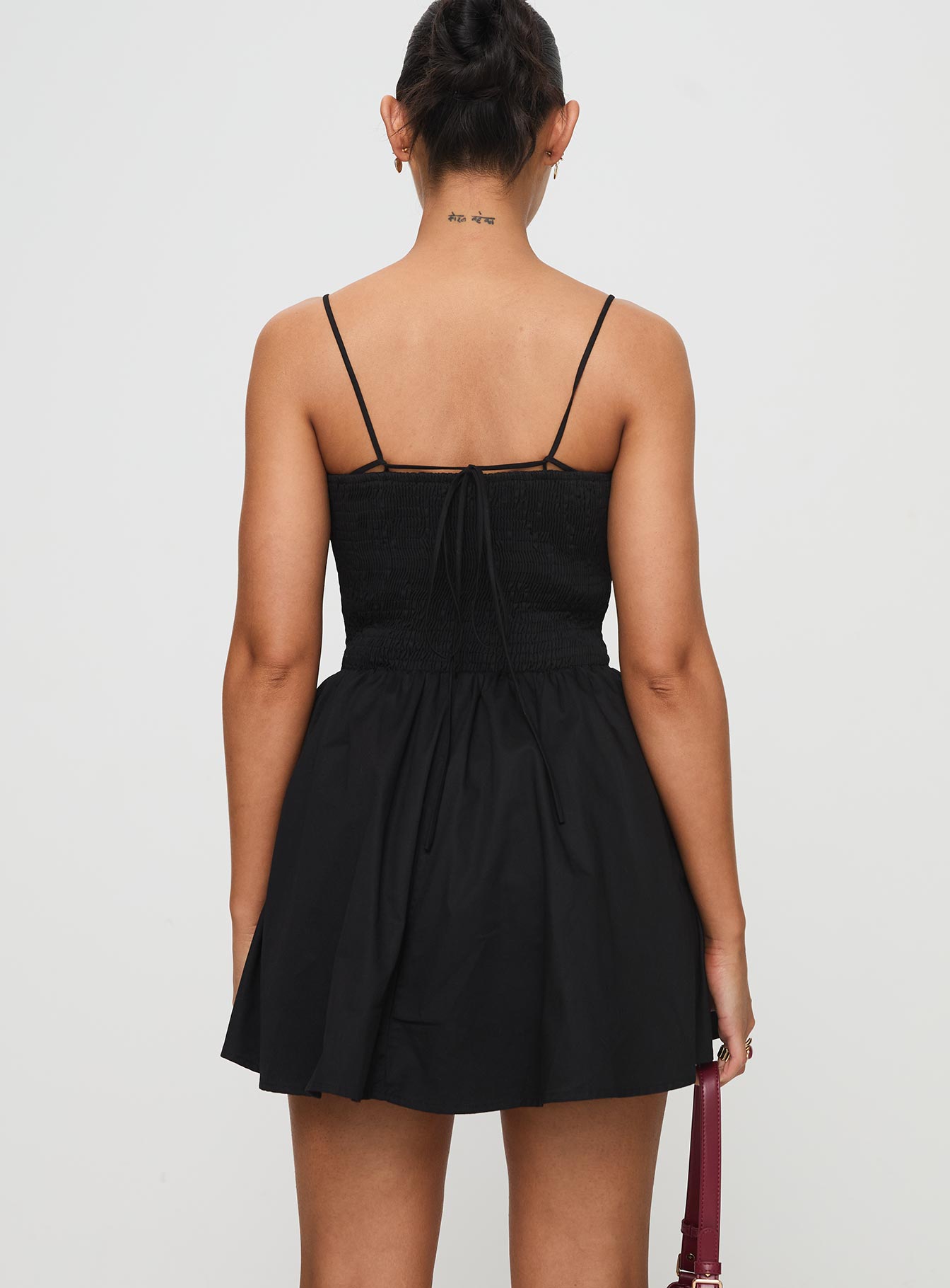 Matisse Mini Dress Black - Image 7