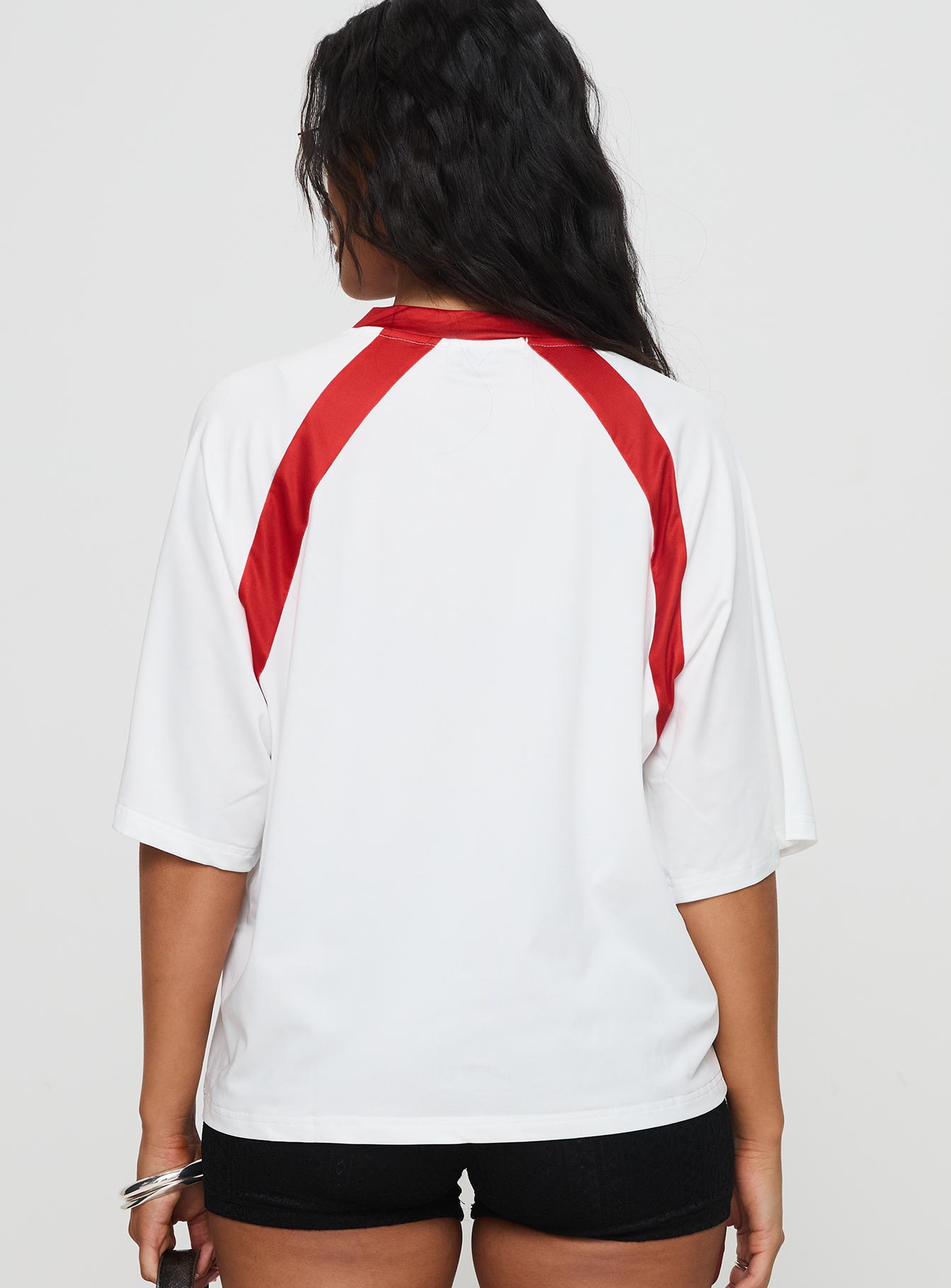 One Star Top White / Red - Image 5