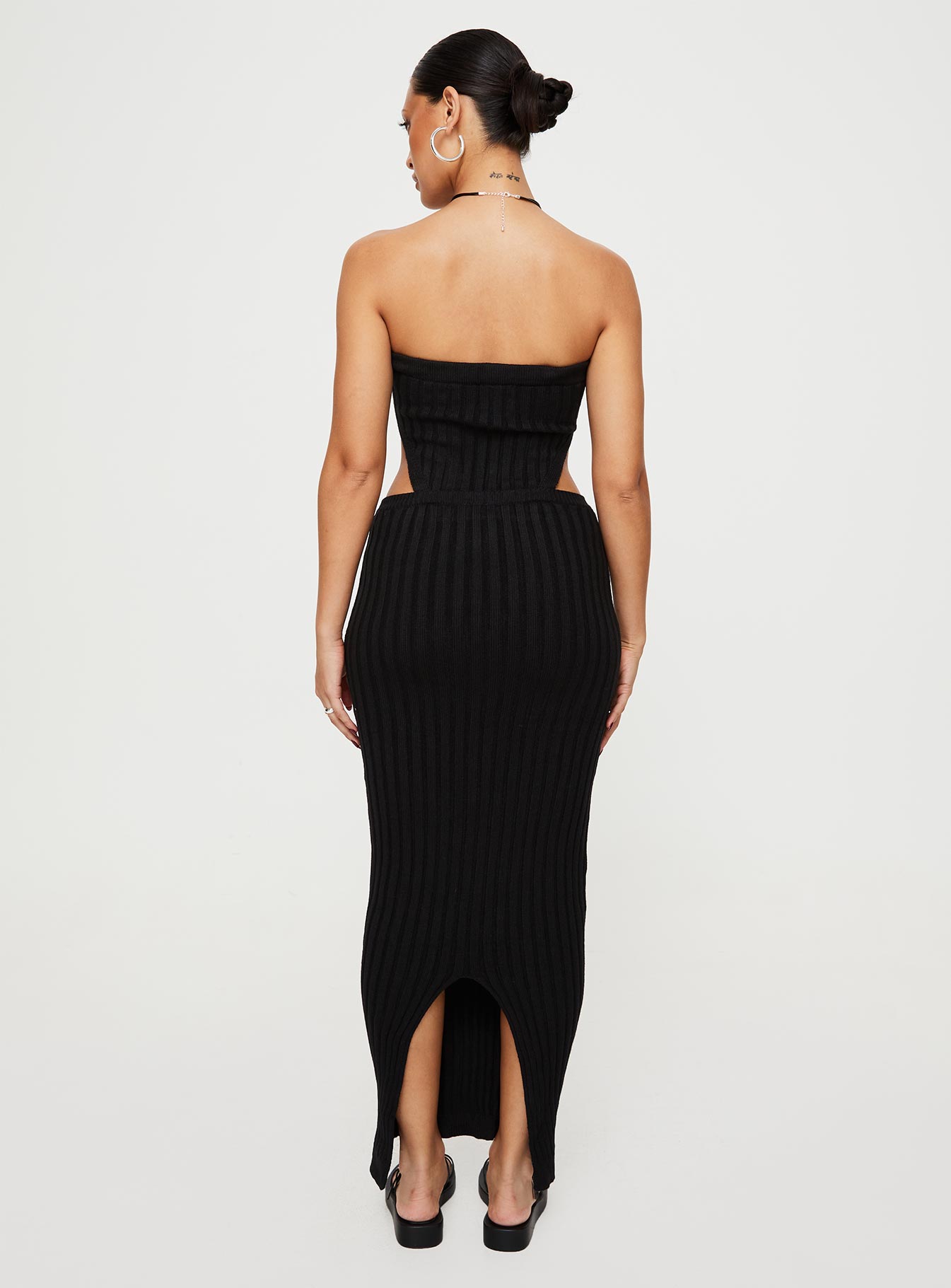 Olia Maxi Dress Black - Image 5