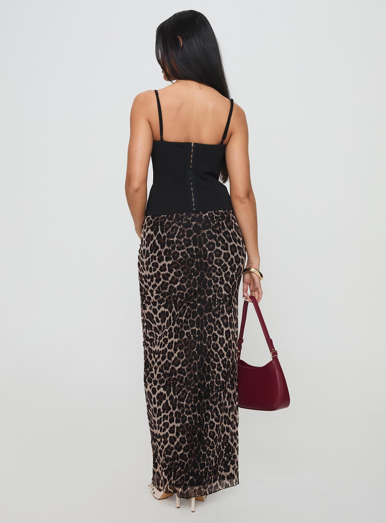 Ergo Maxi Skirt Leopard Tall - Image 5