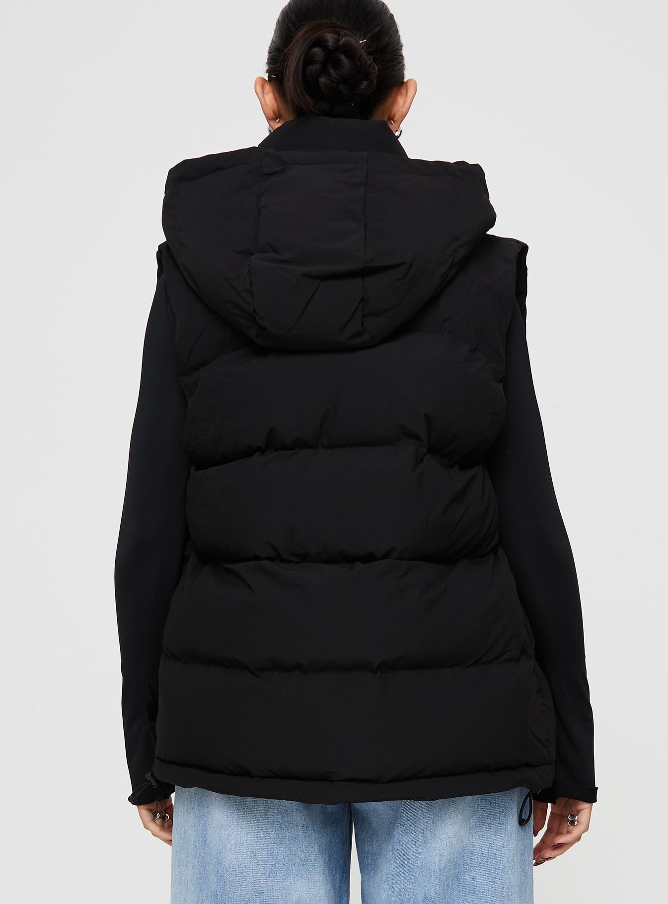 Dream Puff Technical Puffer Vest Black - Image 5