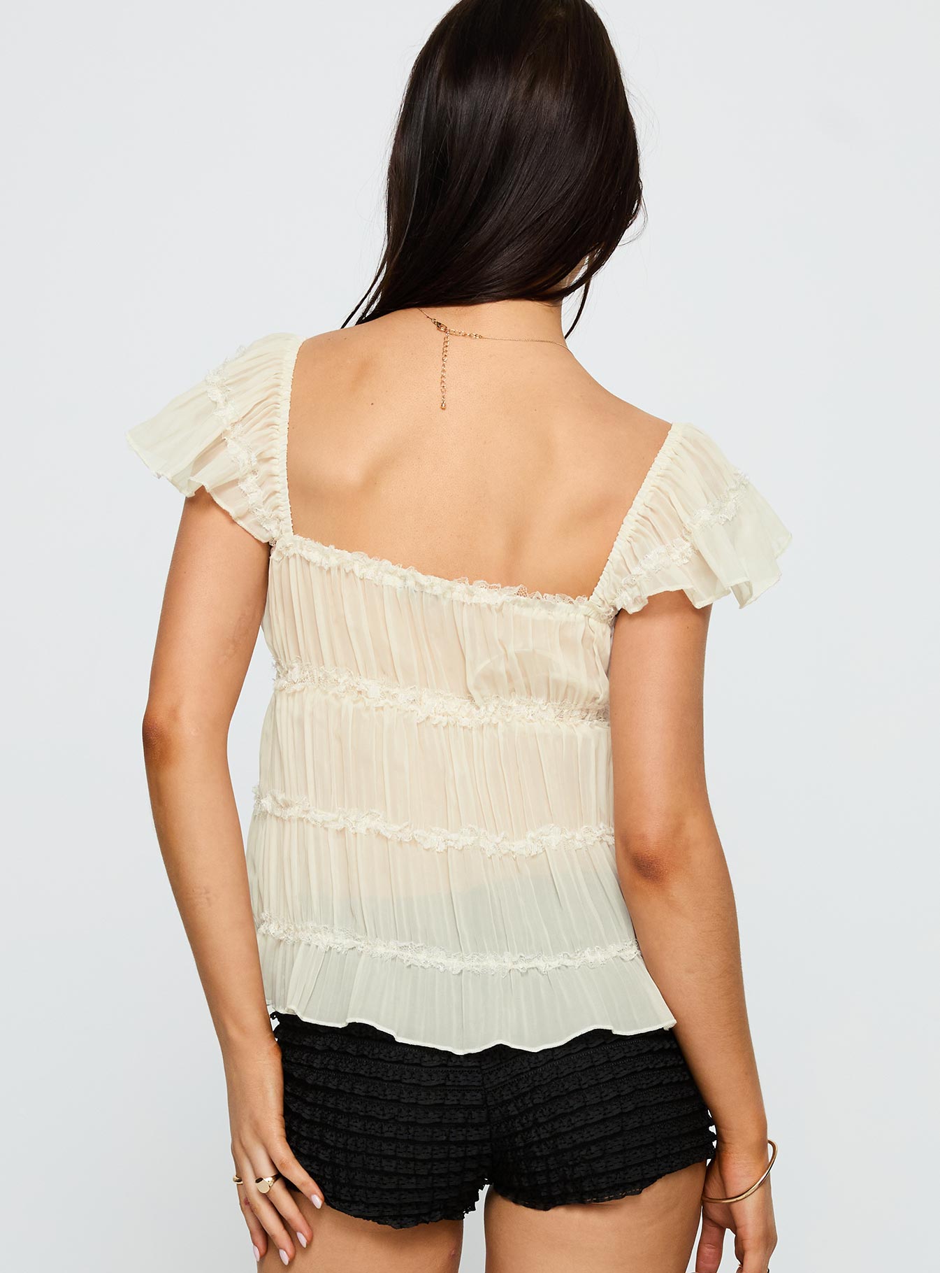 Brighter Than Stars Tiered Top Cream - Image 5