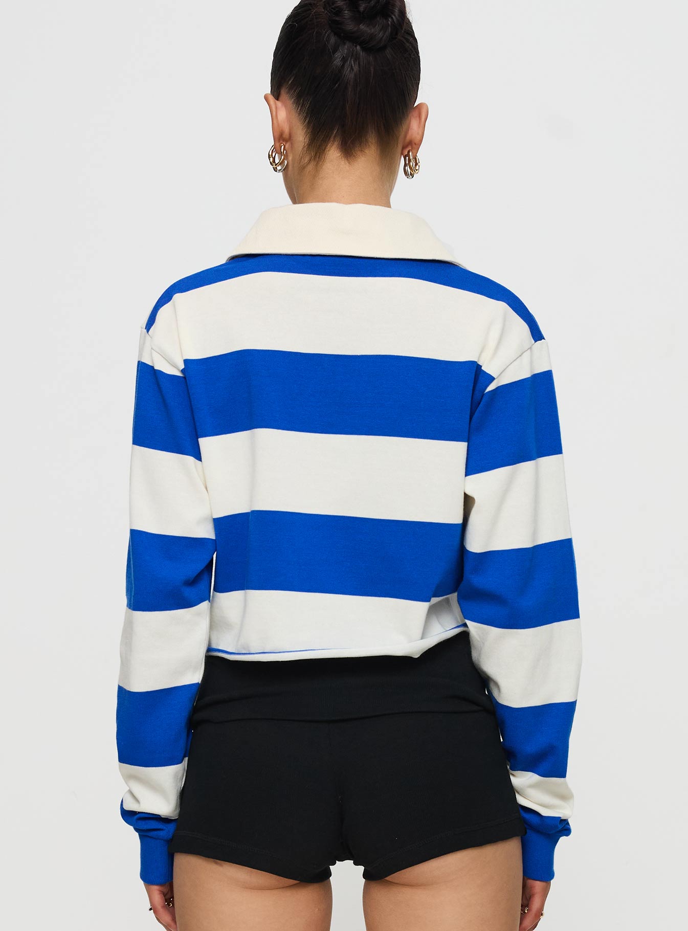 UCSD Rugby Polo Navy / White - Image 5