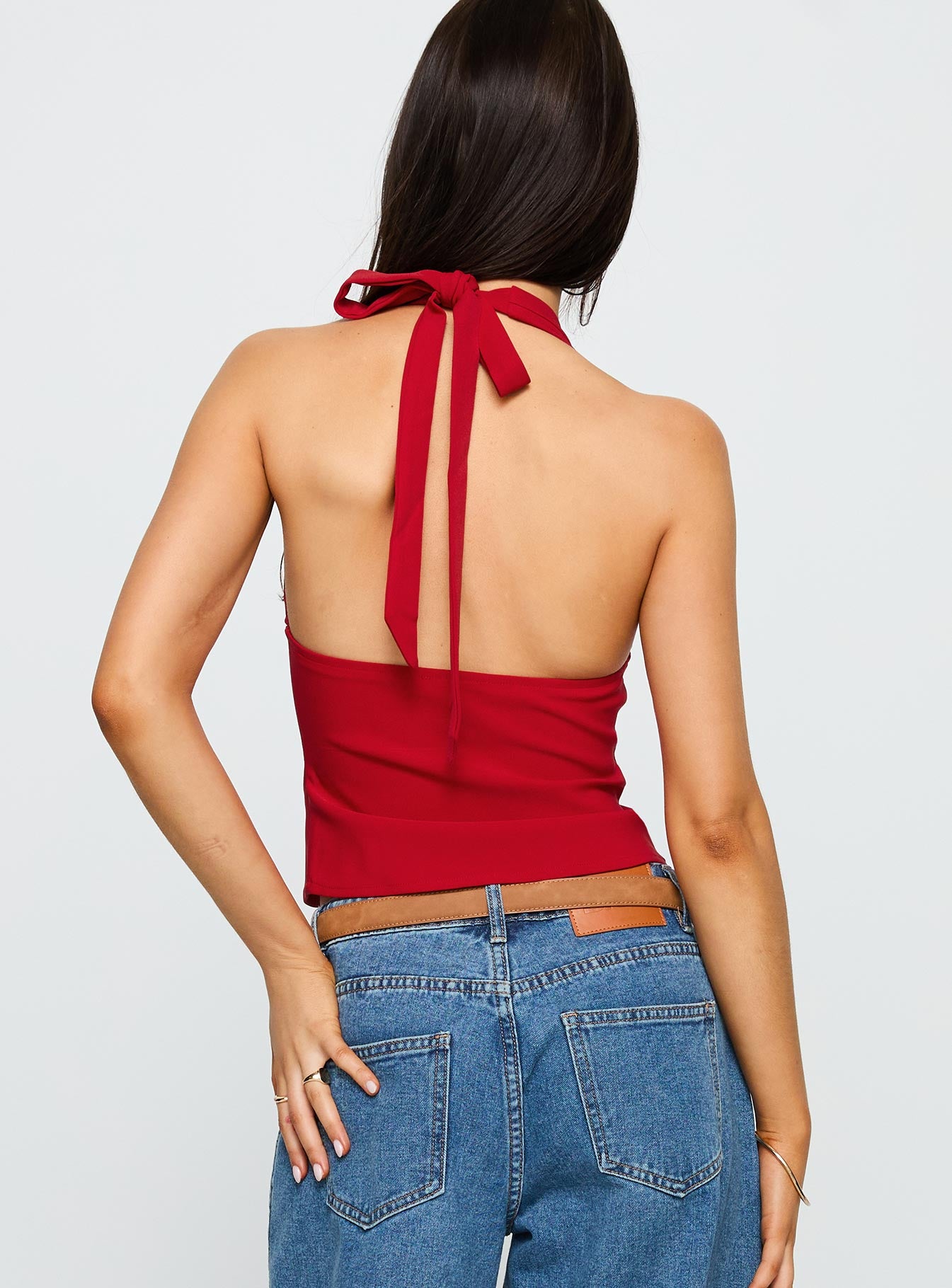 Serefina Halter Top Red - Image 5
